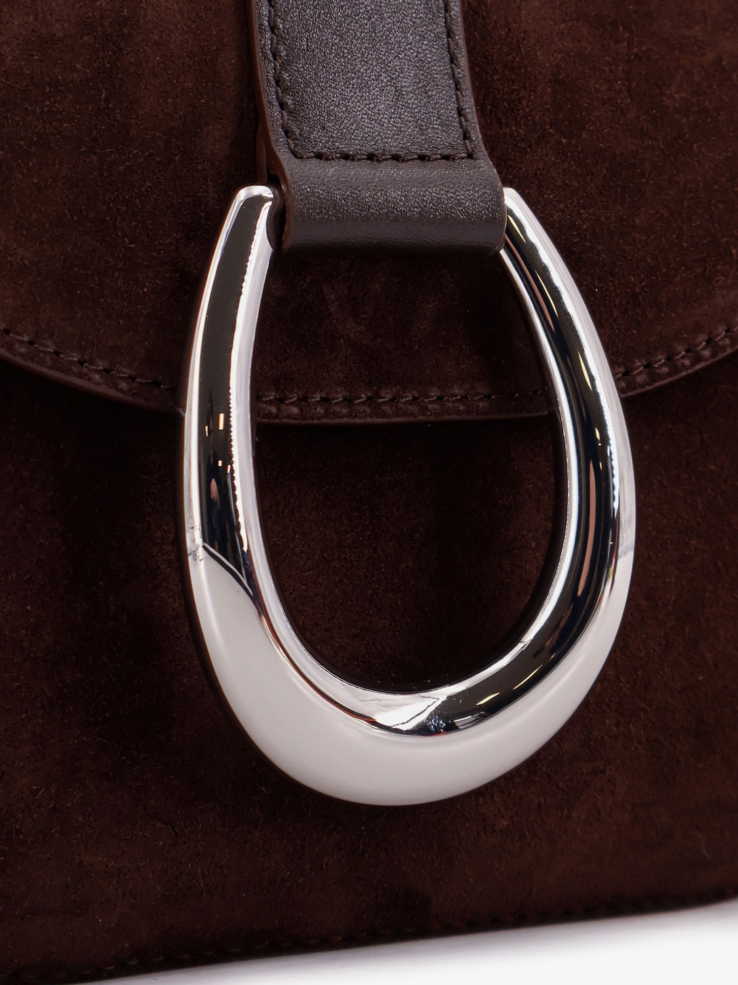 Bella Saddle suede crossbody bag - Image 5
