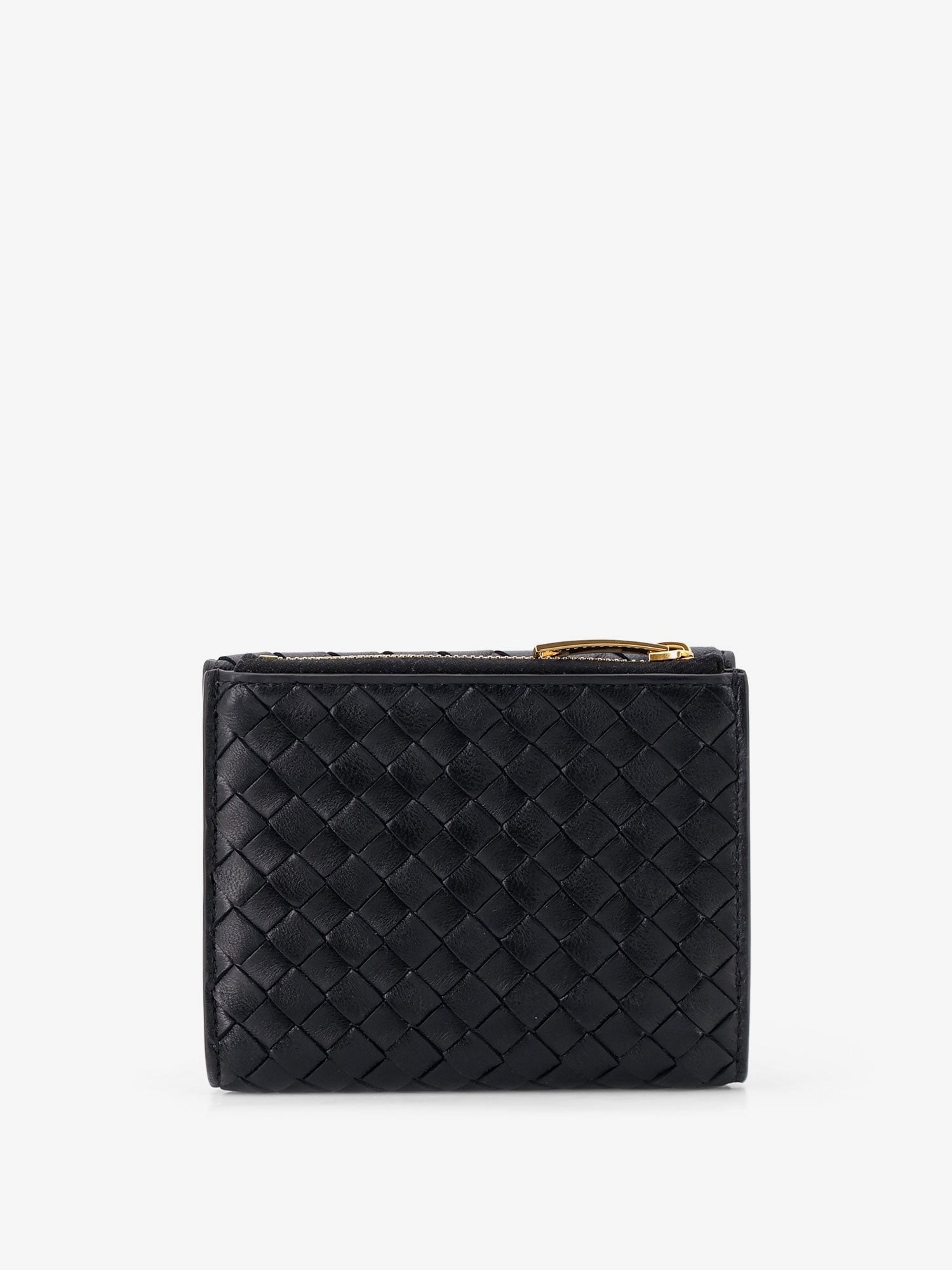 Bi-fold Intrecciato wallet with zip - Image 2