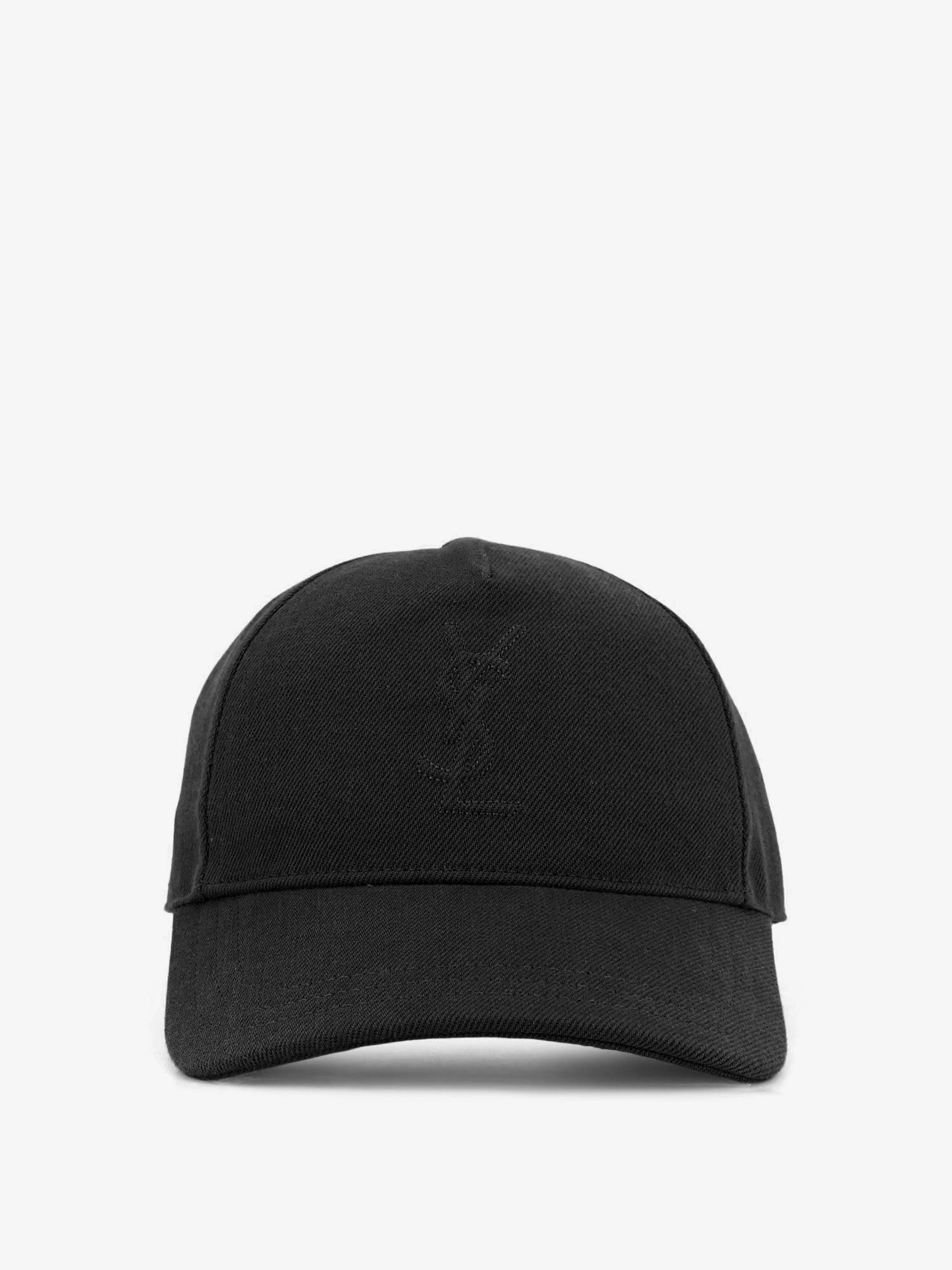 Black denim hat