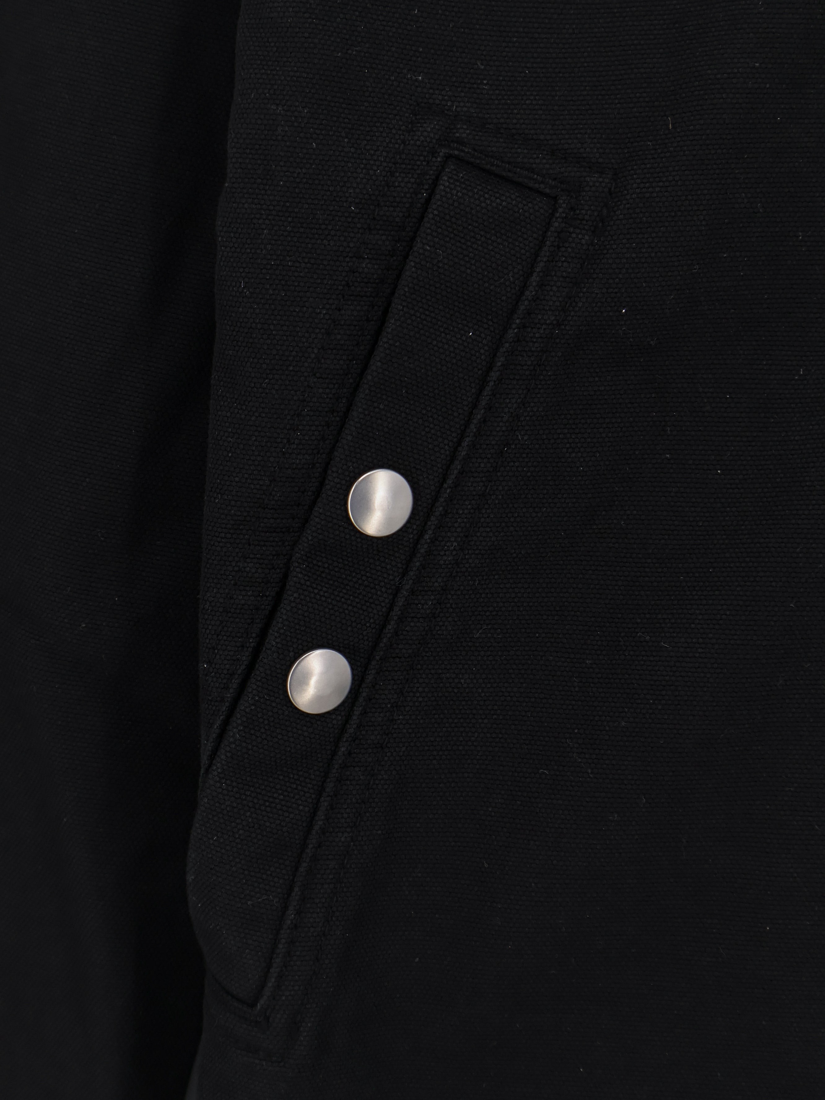 Black denim jacket - Image 3