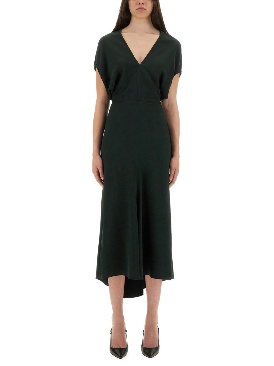 BLOUSON MIDI DRESS