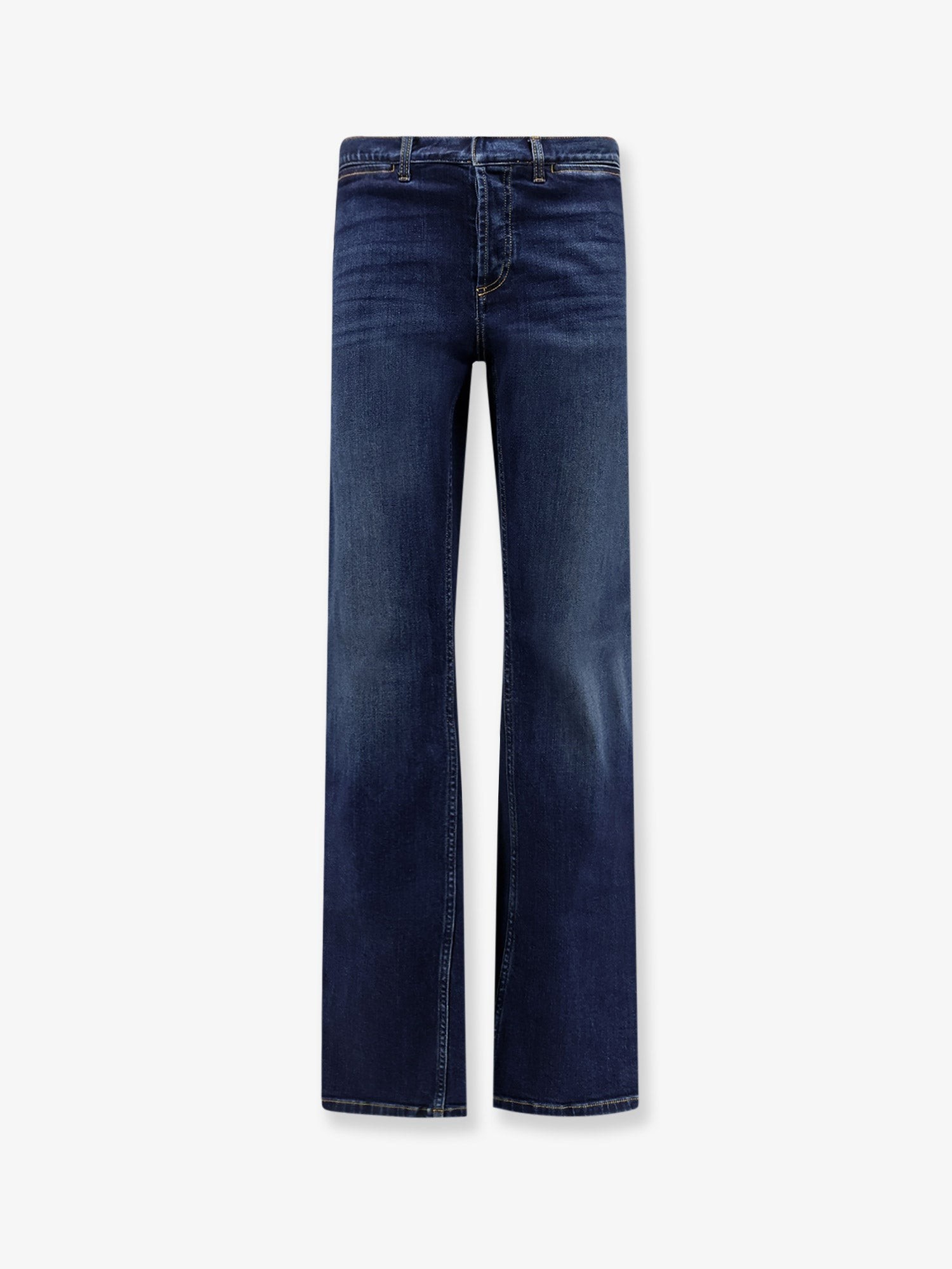 Blue denim jeans with Nastro Web profiles