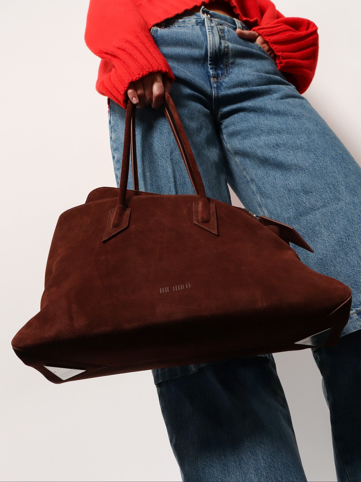 Borsa a spalla La Passeggiata in suede - Image 2