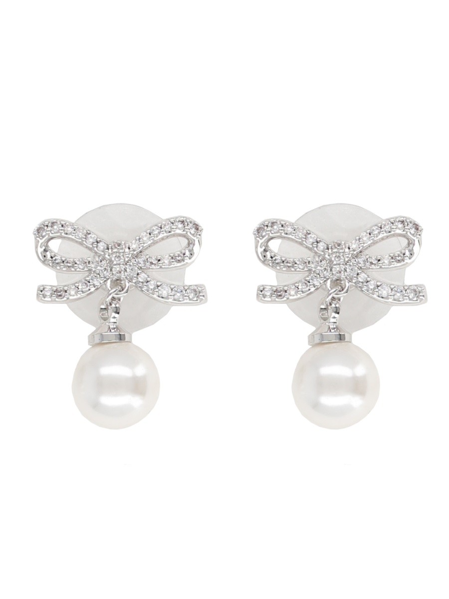 "BOW PEARL" EARRINGS