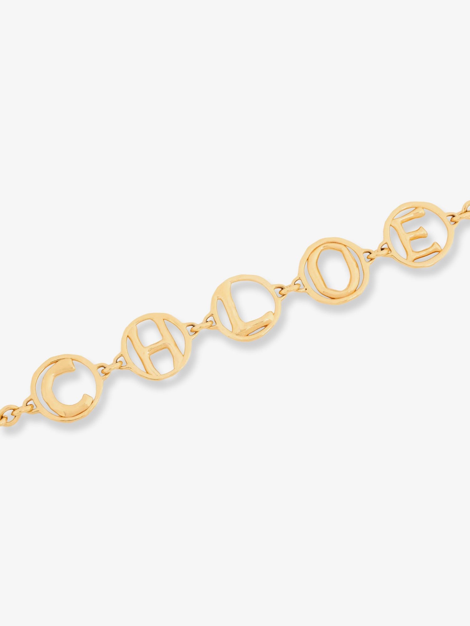 Brass Script Necklace - Image 2