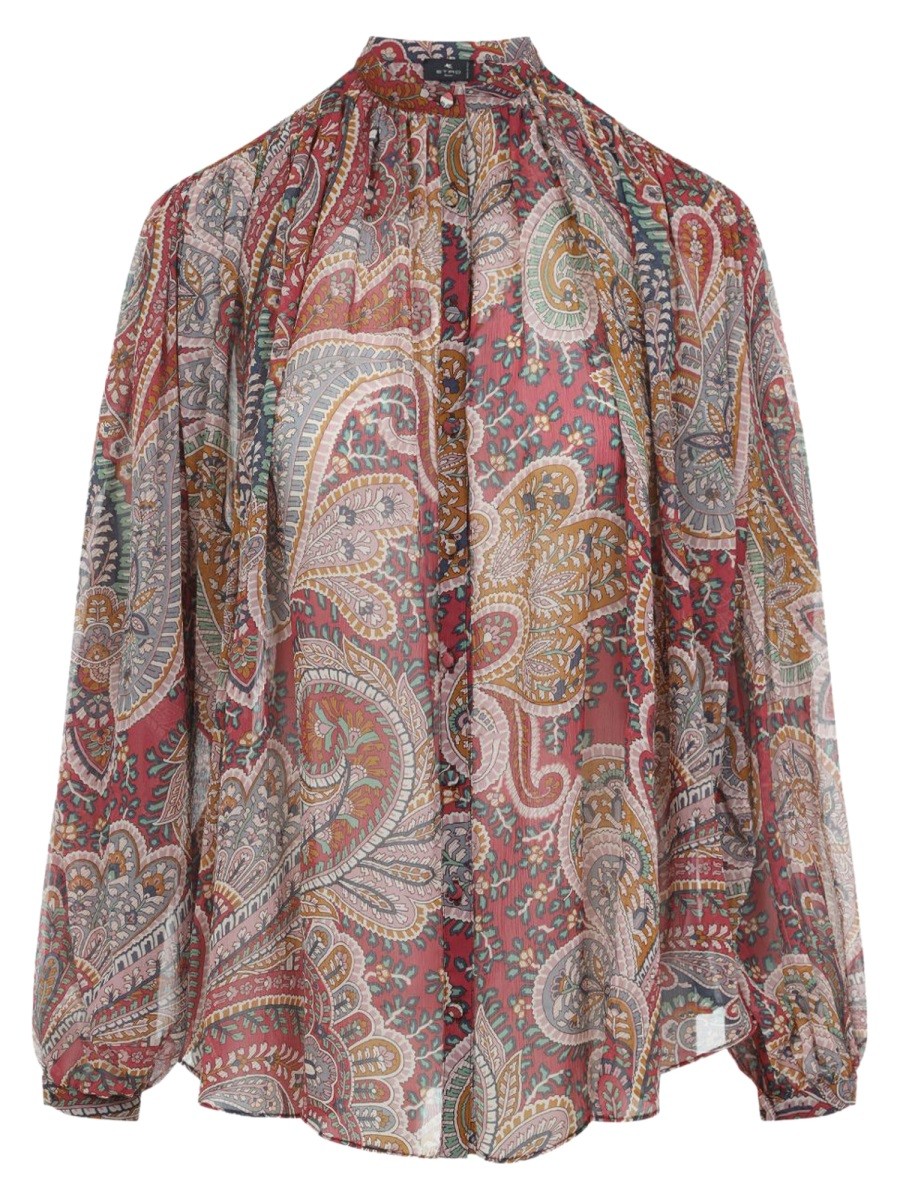 CAMICIA CON STAMPA "PAISLEY"