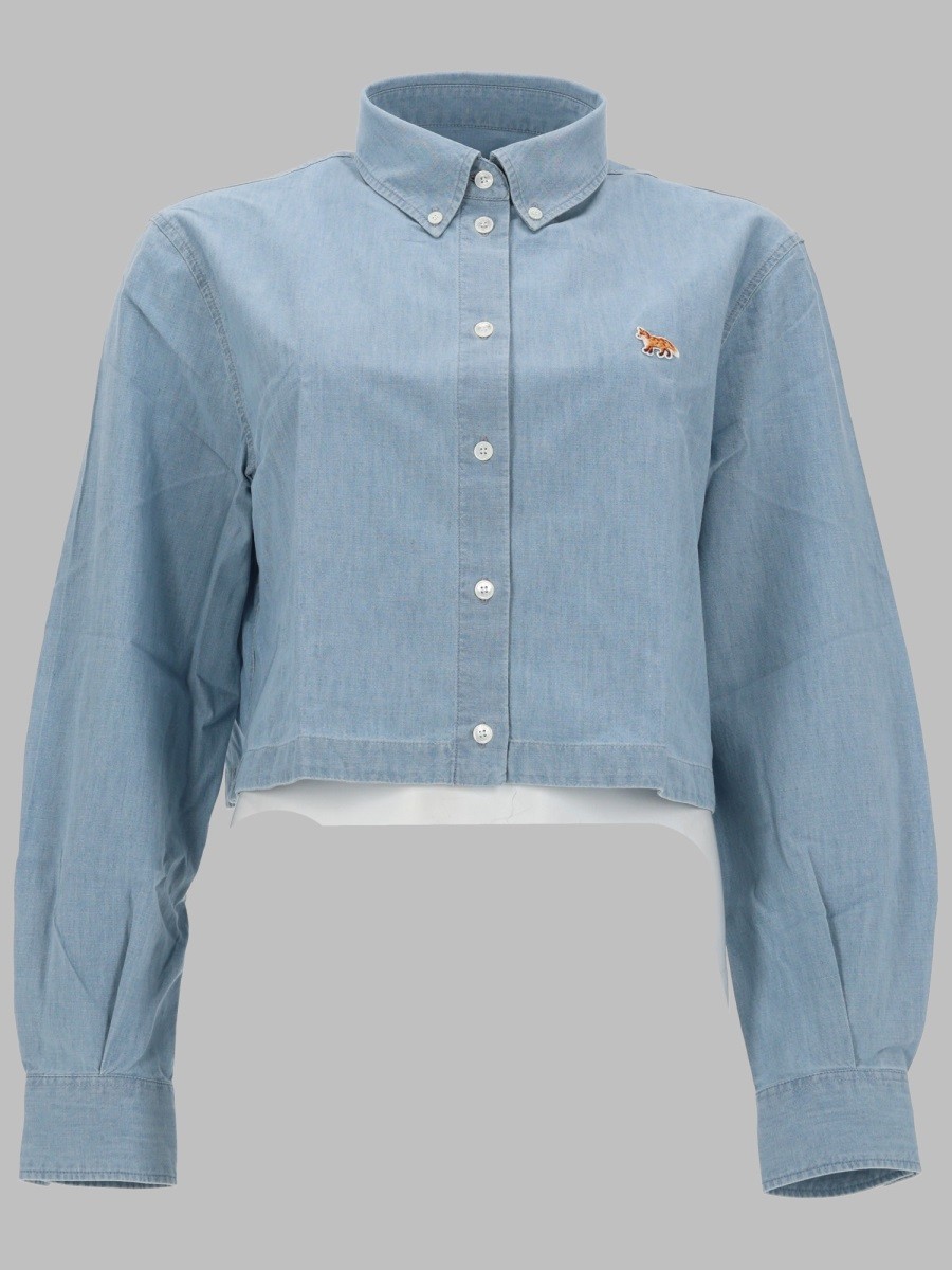 CAMICIA CROPPED "BABY FOX"