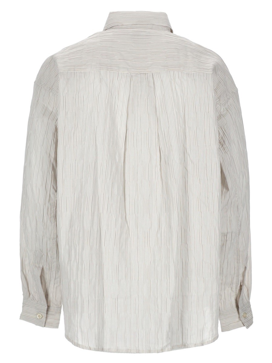 CAMICIA IN COTONE "CRINCKLE" - Image 3