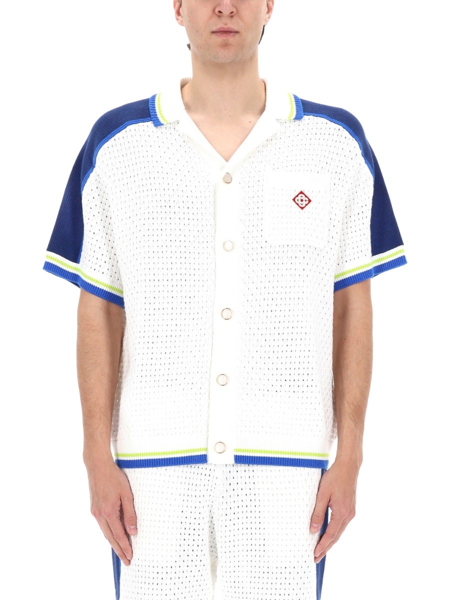 CAMICIA IN CROCHET CON LOGO - Image 4