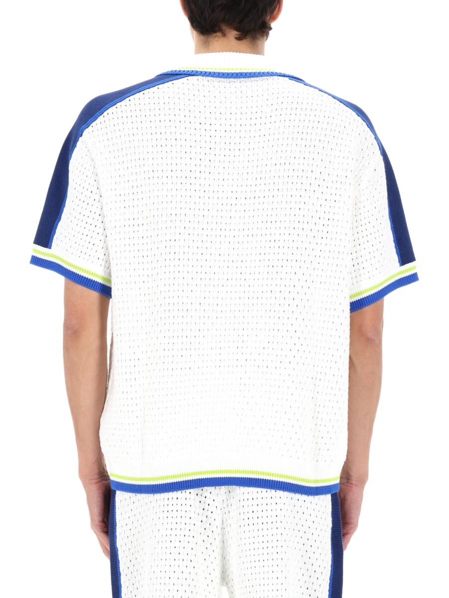 CAMICIA IN CROCHET CON LOGO - Image 5