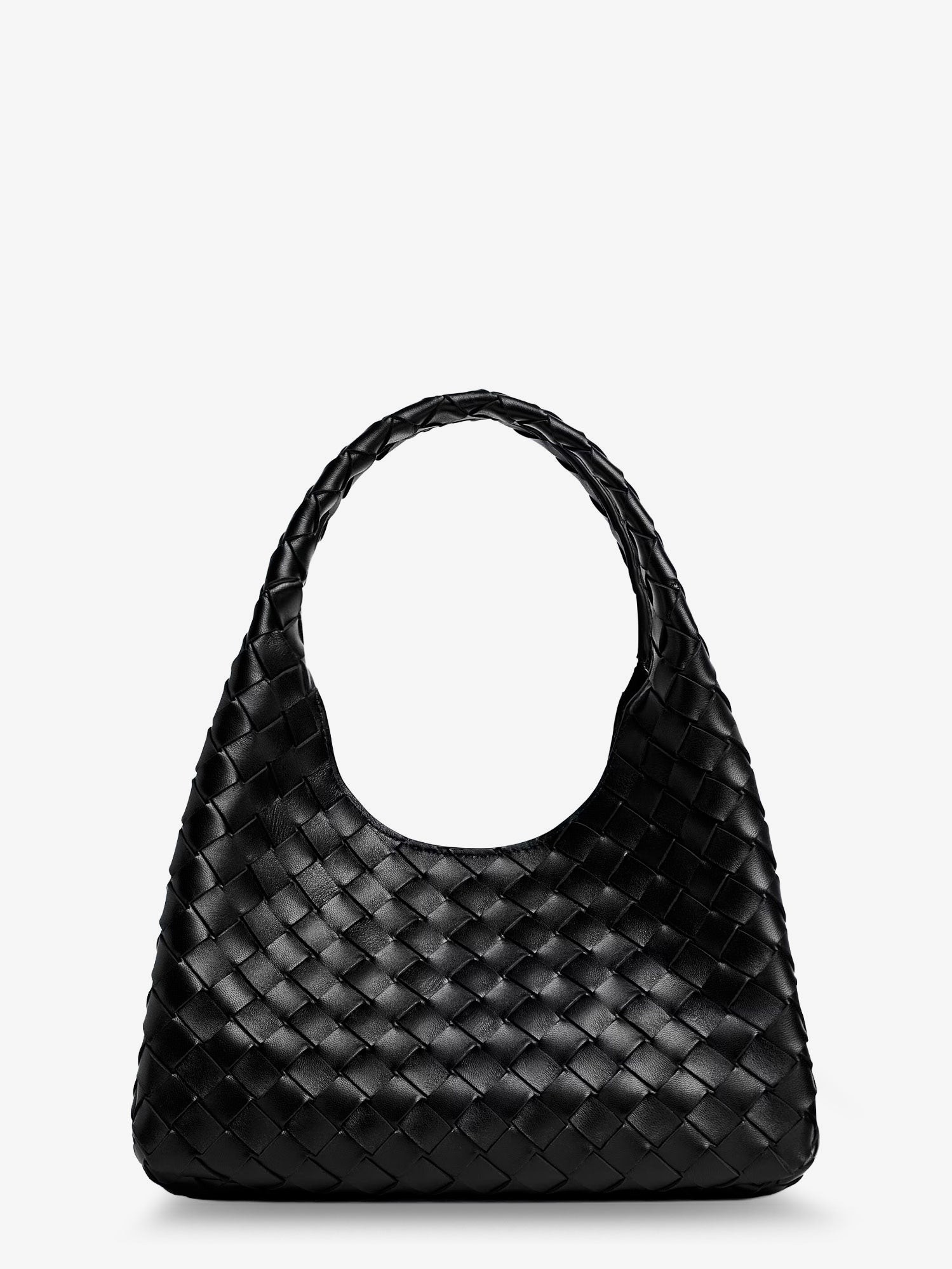 Campana leather shoulder bag with Intrecciato motif - Image 2