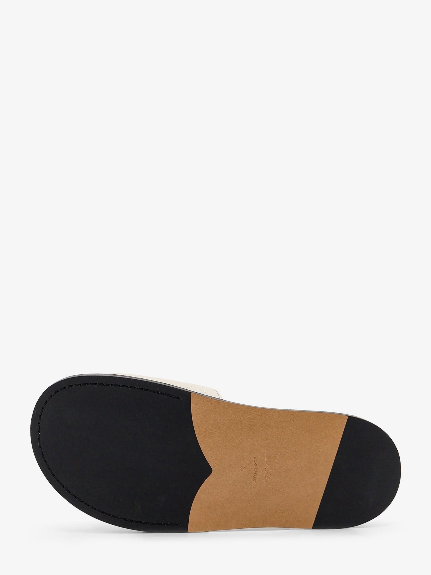 Cannage quilted leather sandals - Image 4