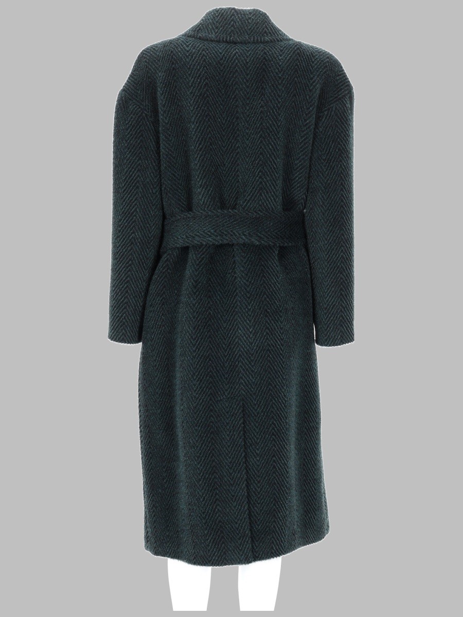 CAPPOTTO IN ALPACA E LANA CON CINTURA - Image 2