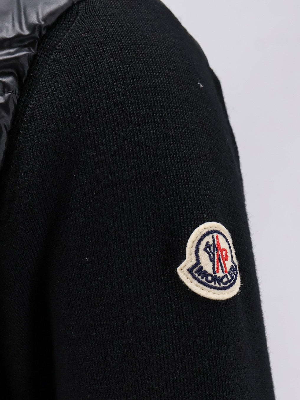 Cardigan/Down Jacket with tricot inserts - Image 3