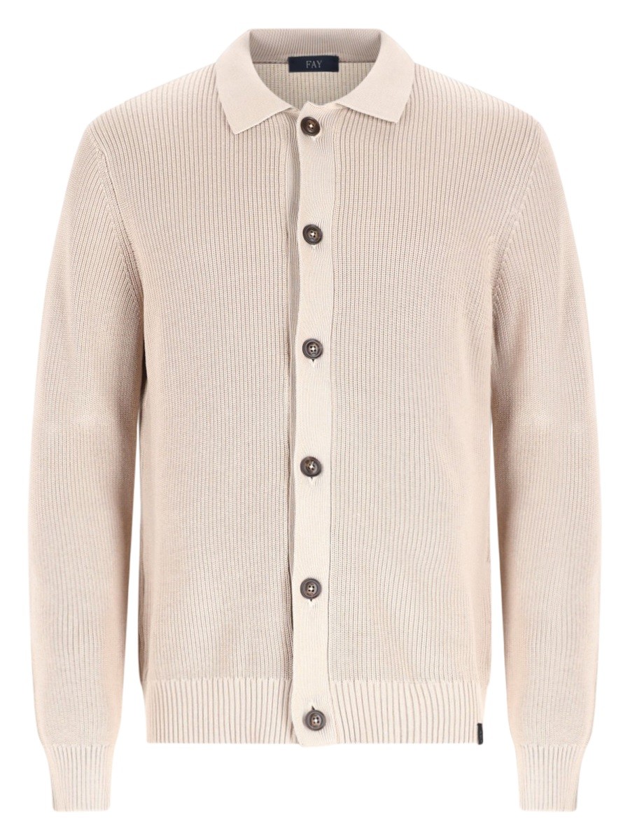 CARDIGAN IN MAGLIA DI COTONE