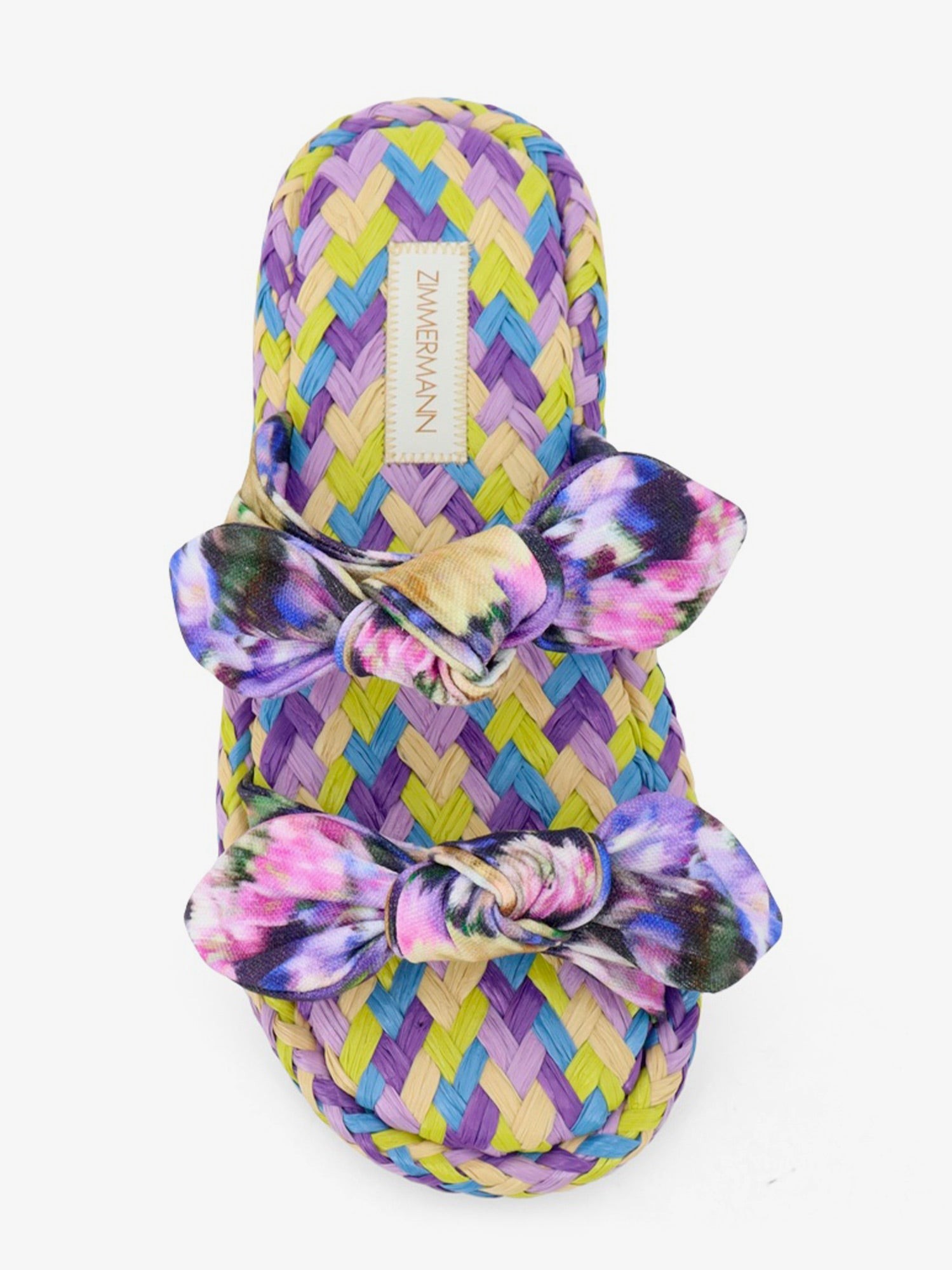 Carousel multicolored raffia sandals - Image 5