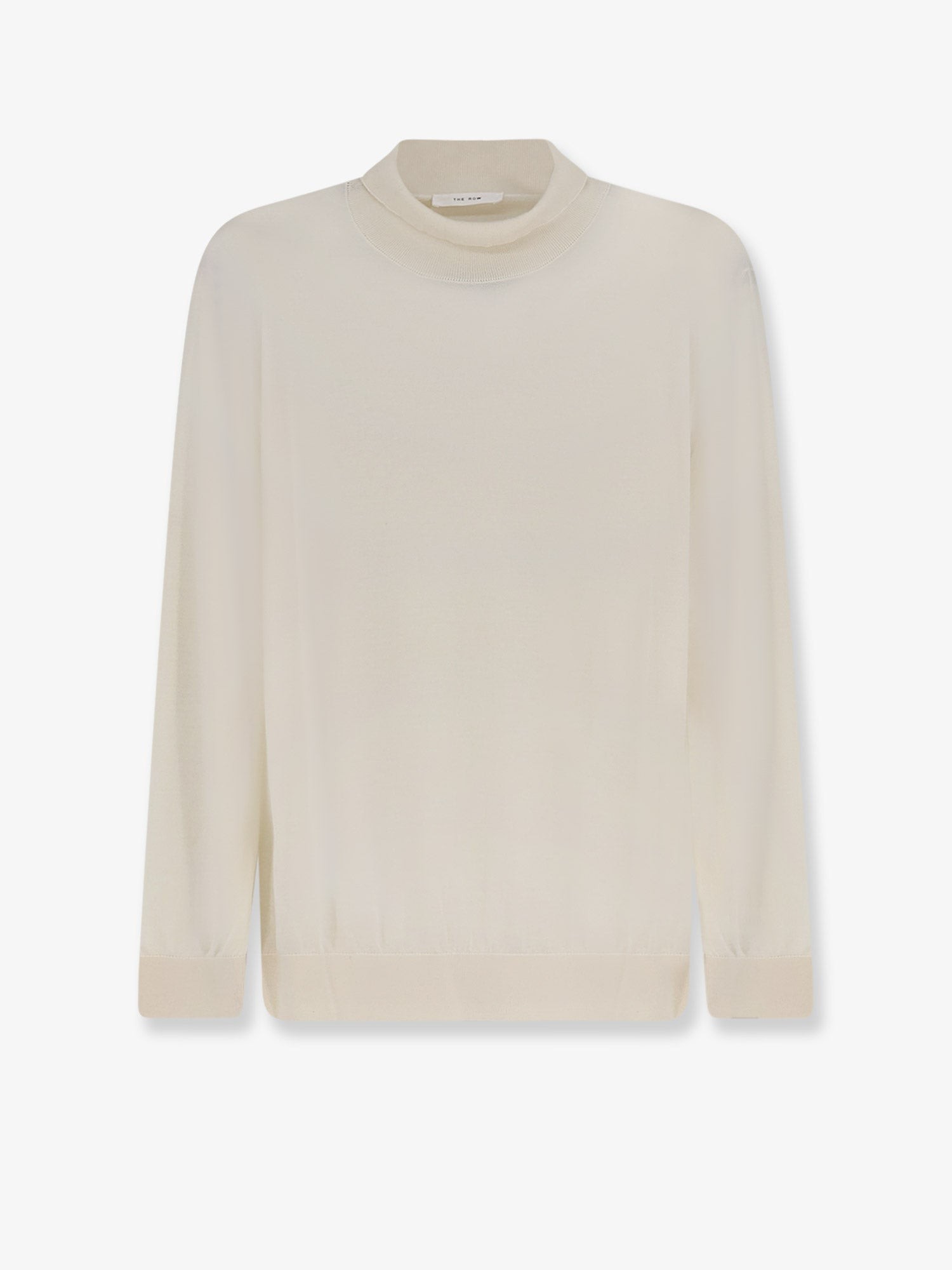Cashmere and silk blend turtleneck