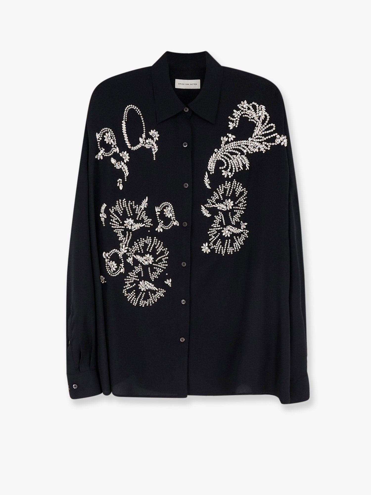 Casia shirt with rhinestones