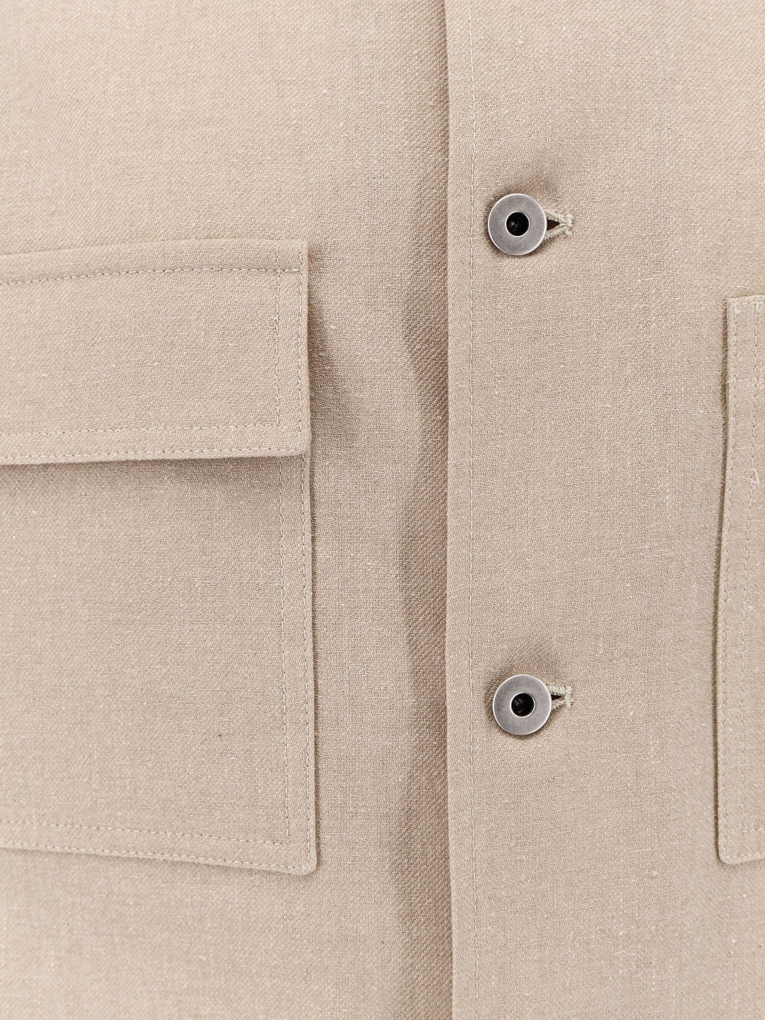 Castelluccio cotton and linen jacket - Image 3