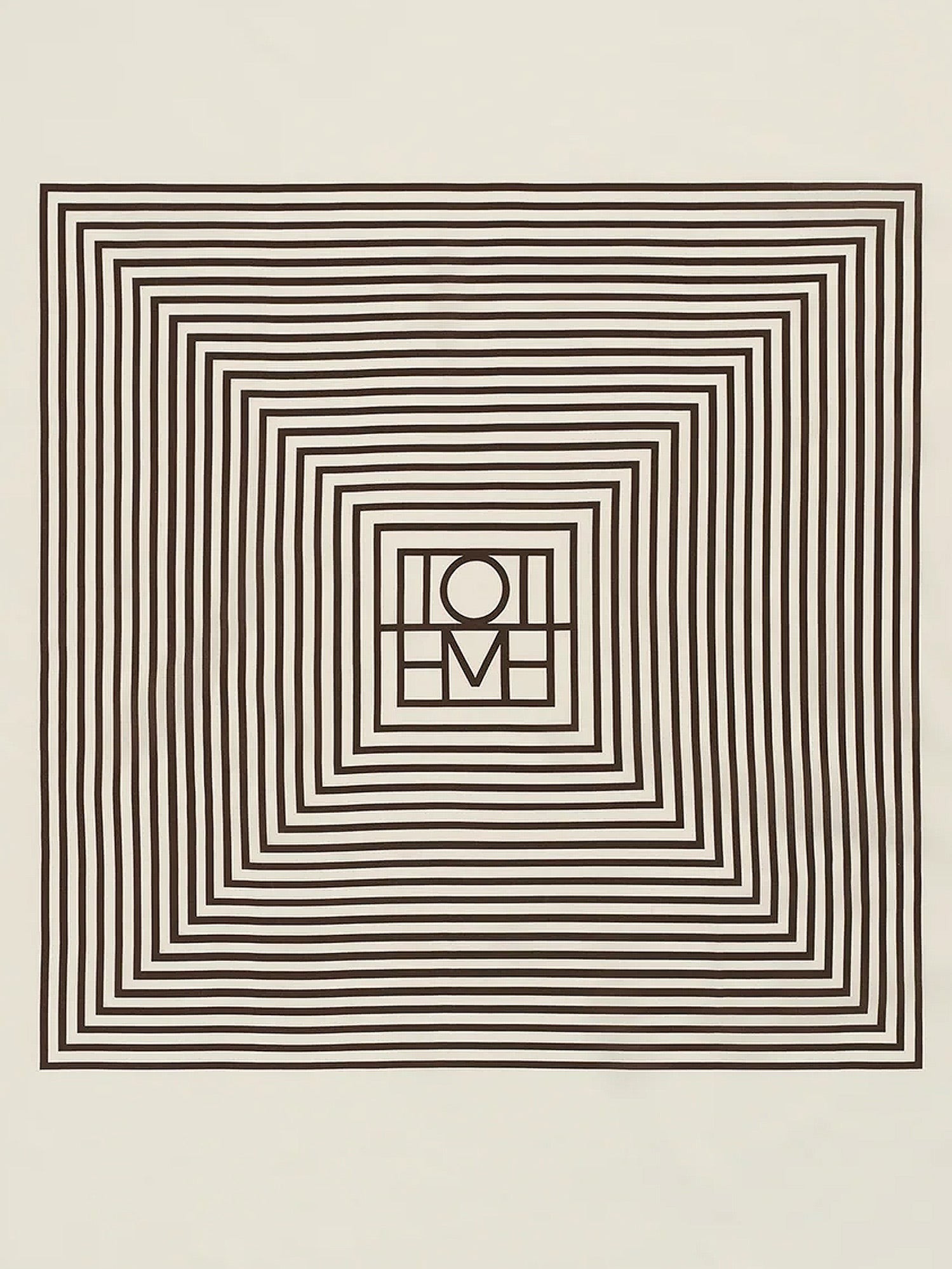 Centered Monogram silk foulard - Image 2