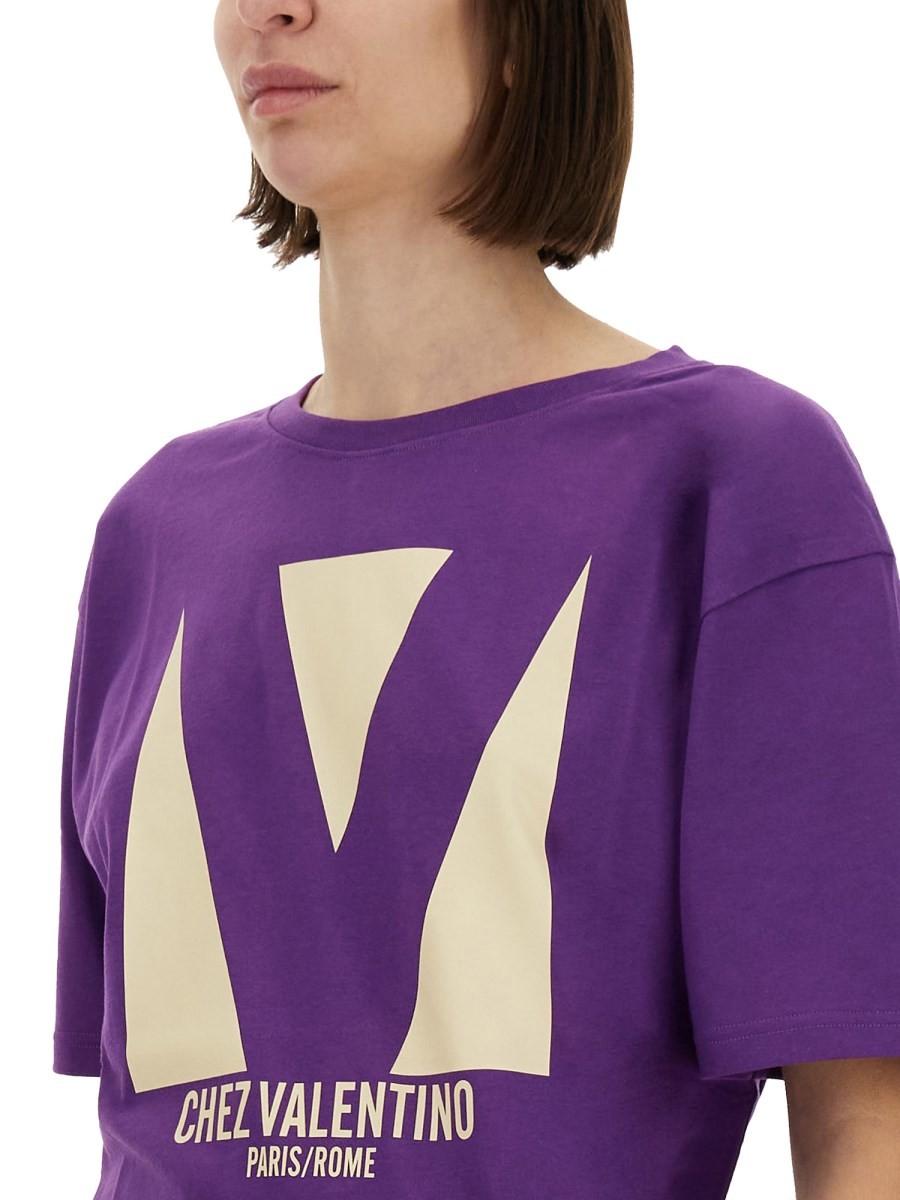 "CHEZ VALENTINO" PRINT T-SHIRT - Image 4