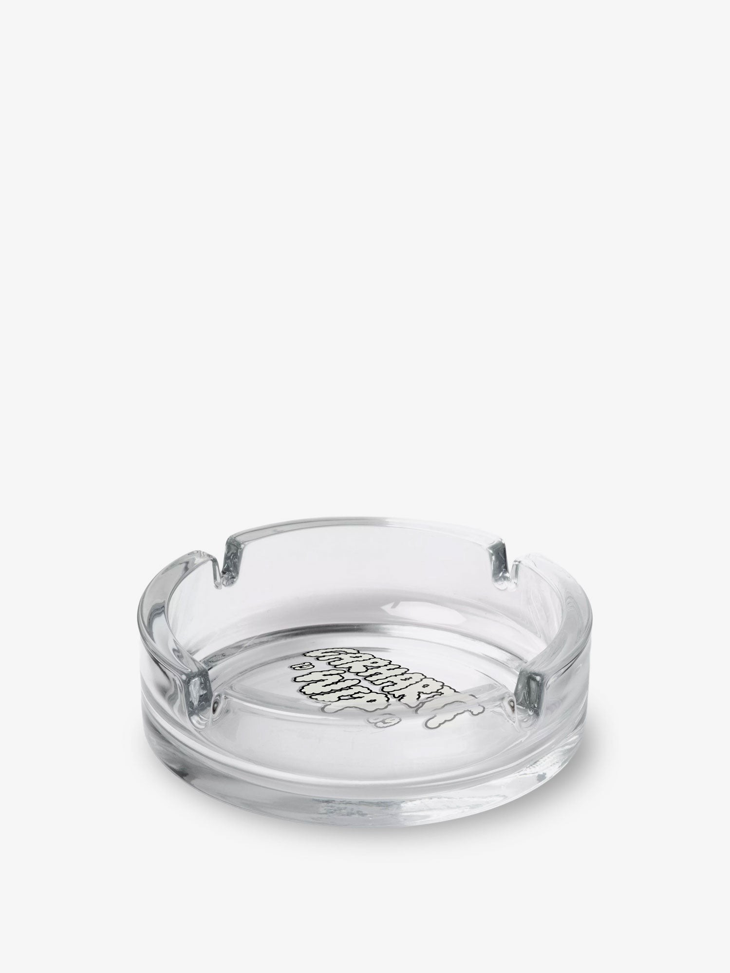 Cloud Script Glass Ashtray