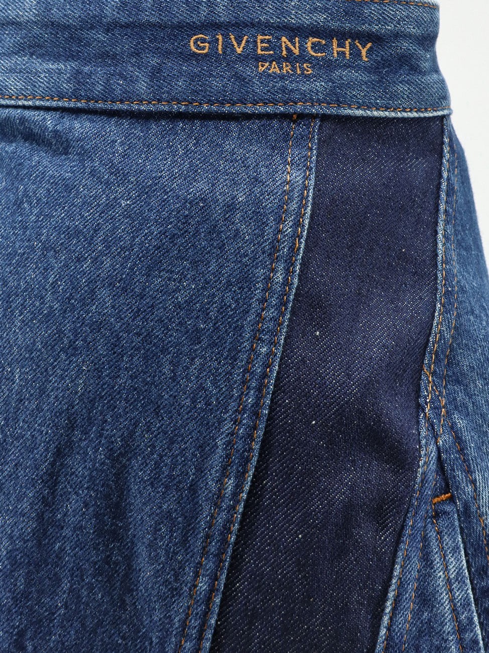 Cocoon denim blue mini skirt - Image 3