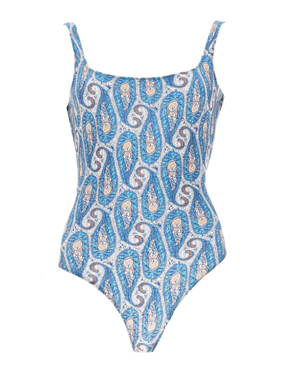 COSTUME INTERO CON MOTIVO PAISLEY FLOREALE