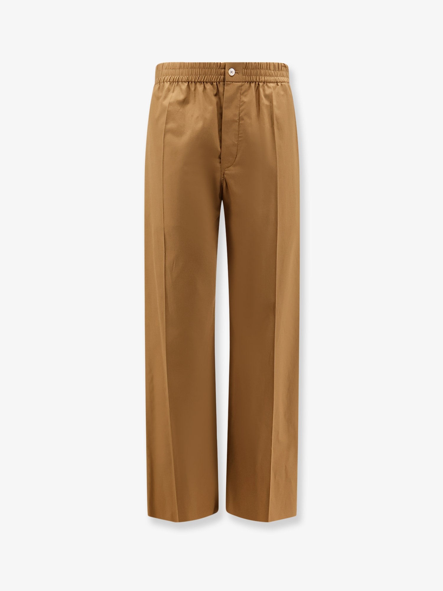 Cotton and linen trousers