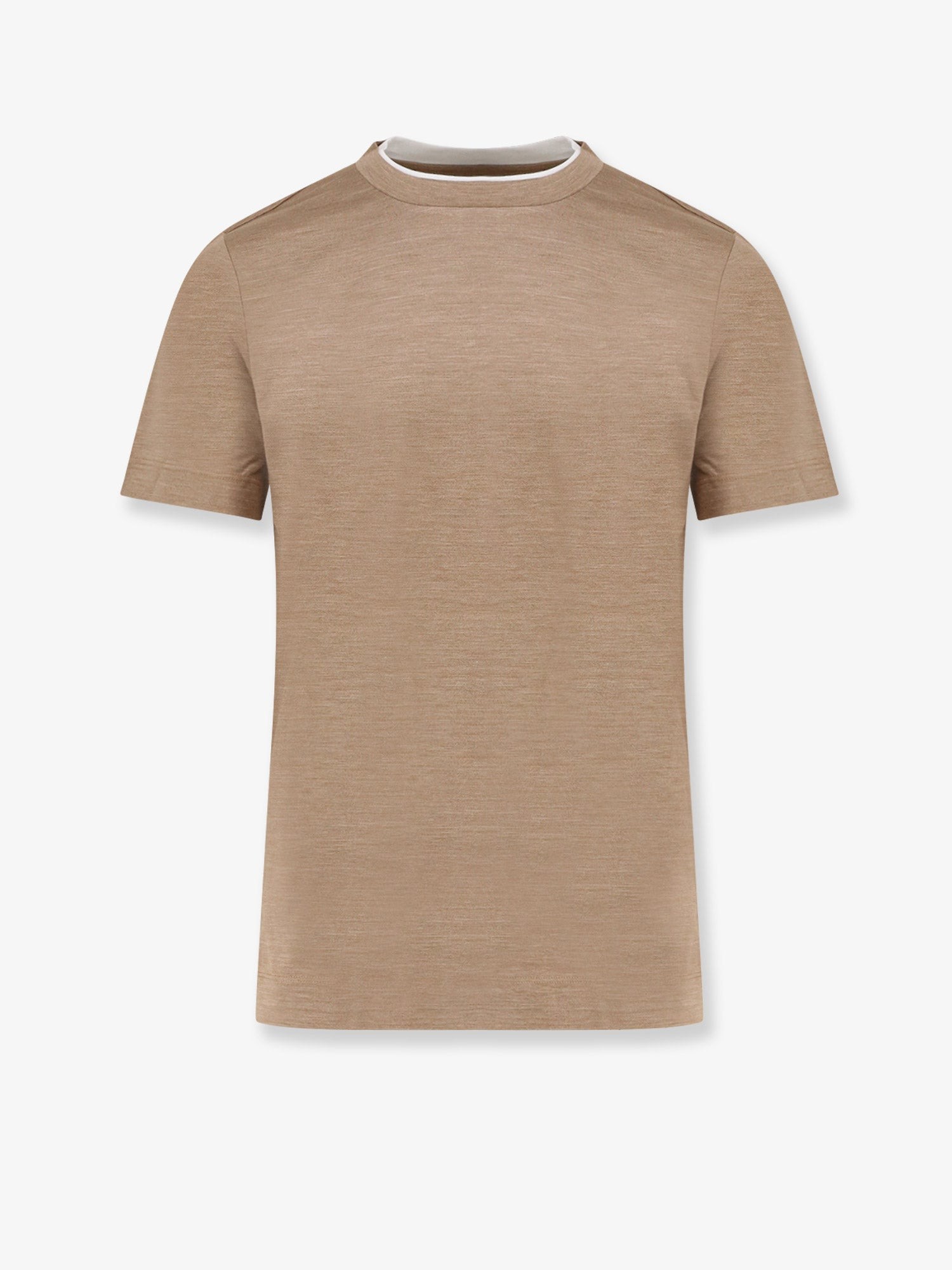 Cotton and silk T-shirt