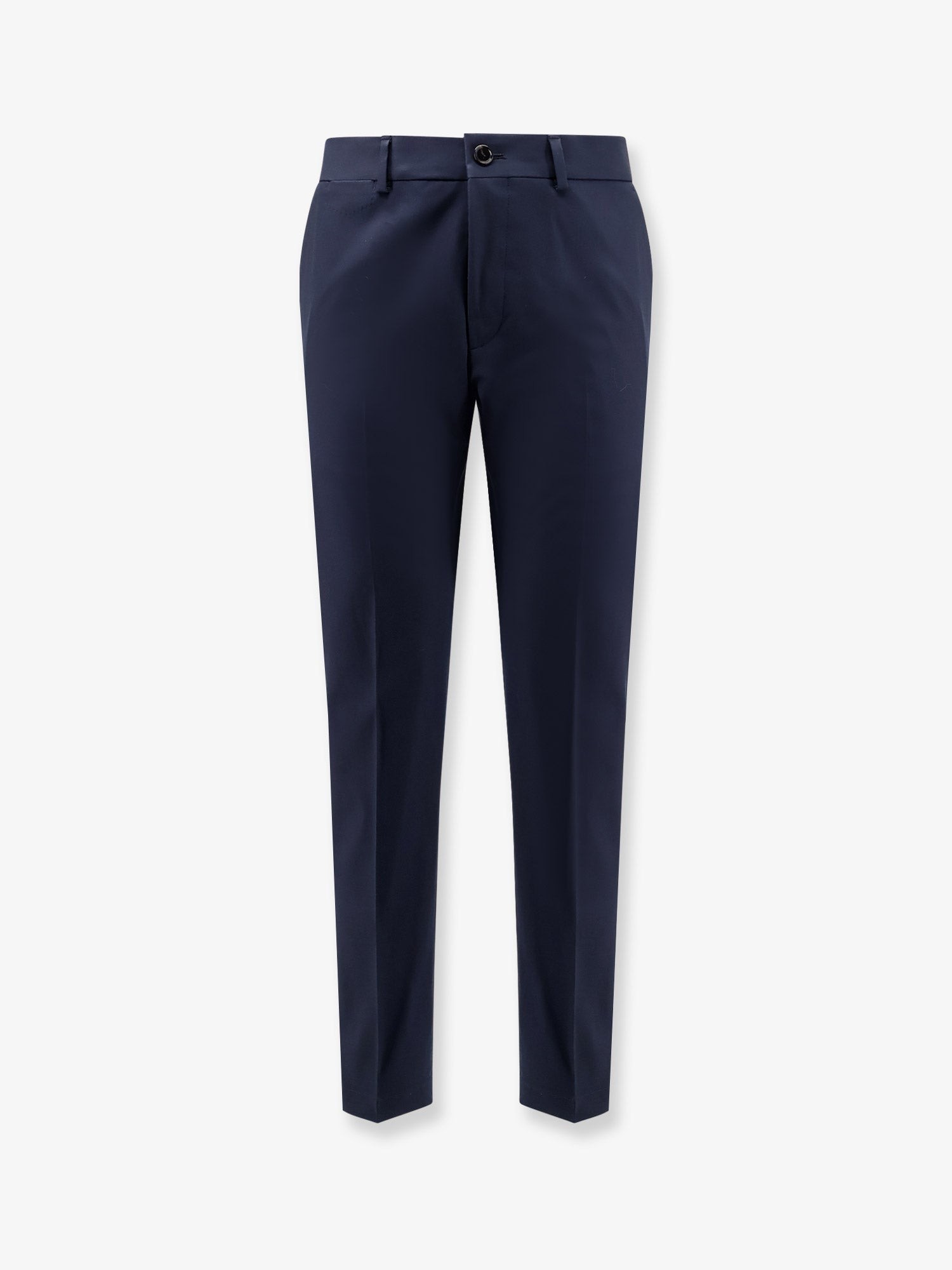 Cotton and silk trousers