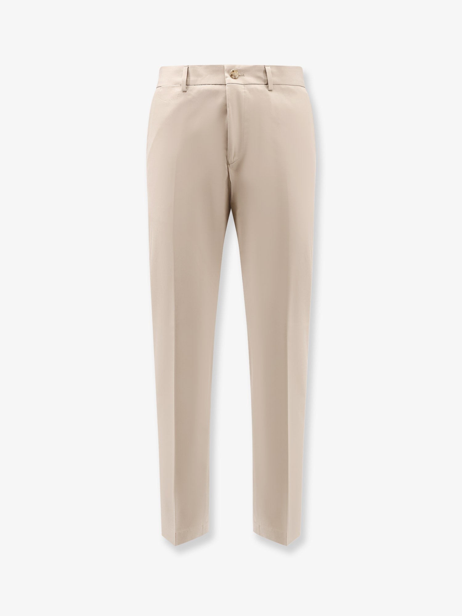 Cotton and silk trousers