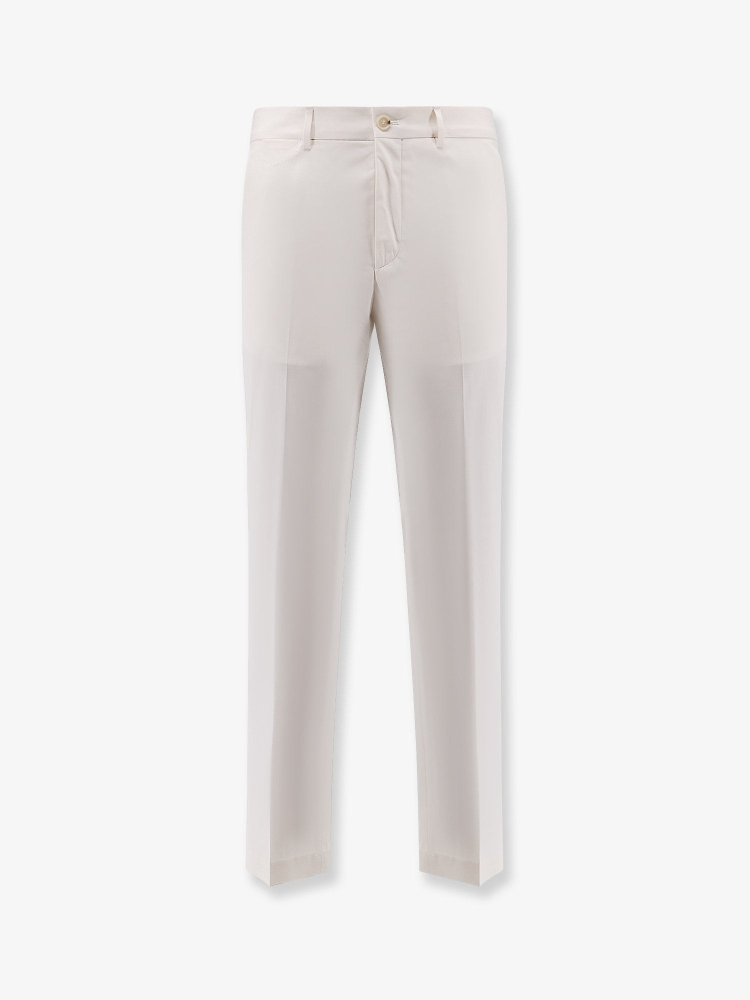 Cotton and silk trousers