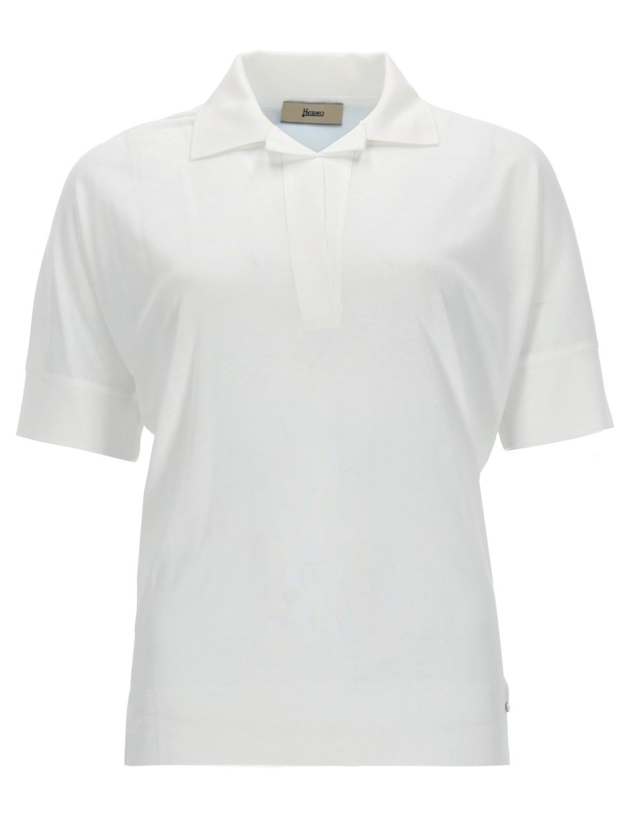 COTTON BLEND POLO SHIRT