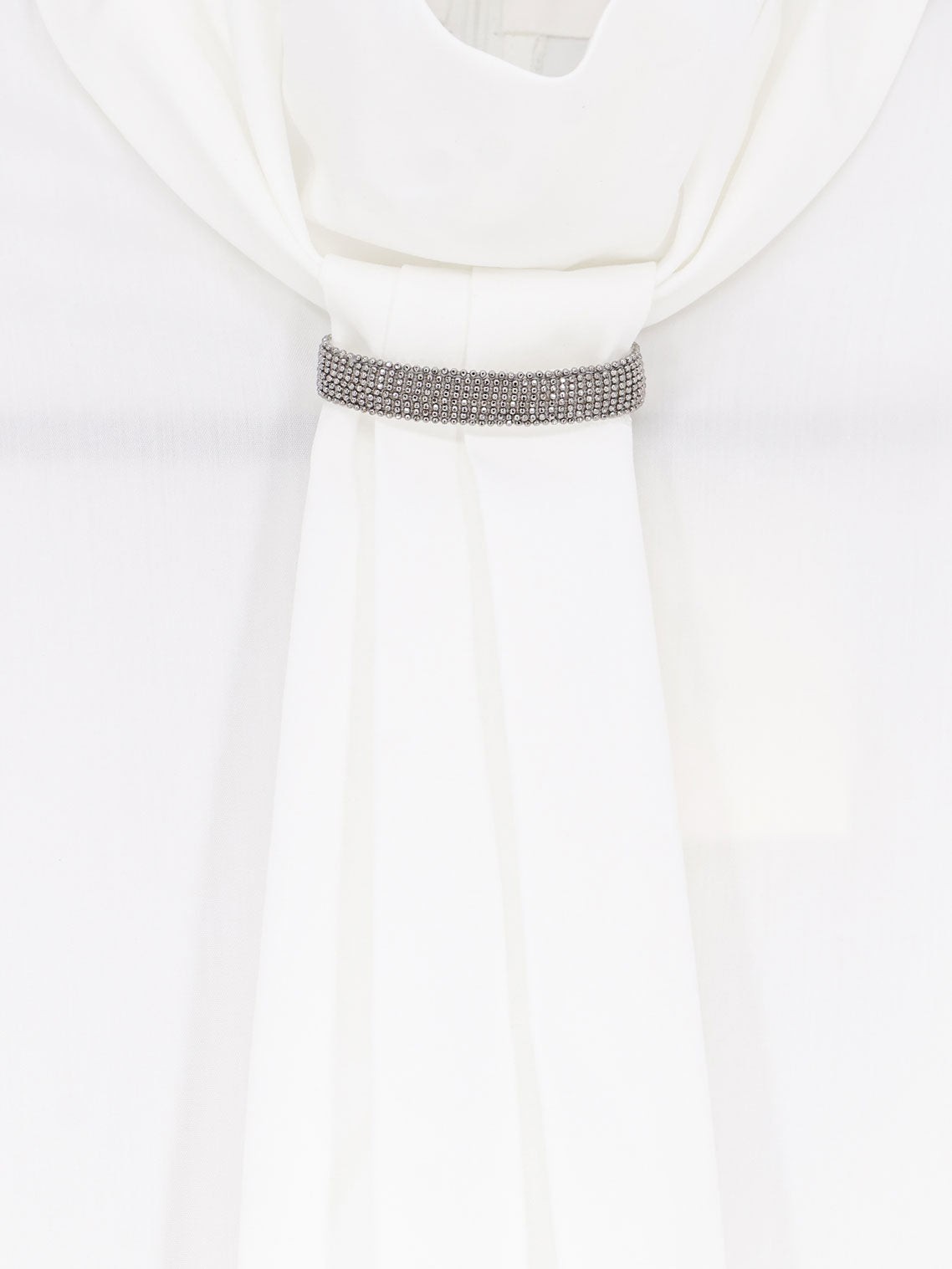 Cotton blend shirt with Monili detail - Image 3