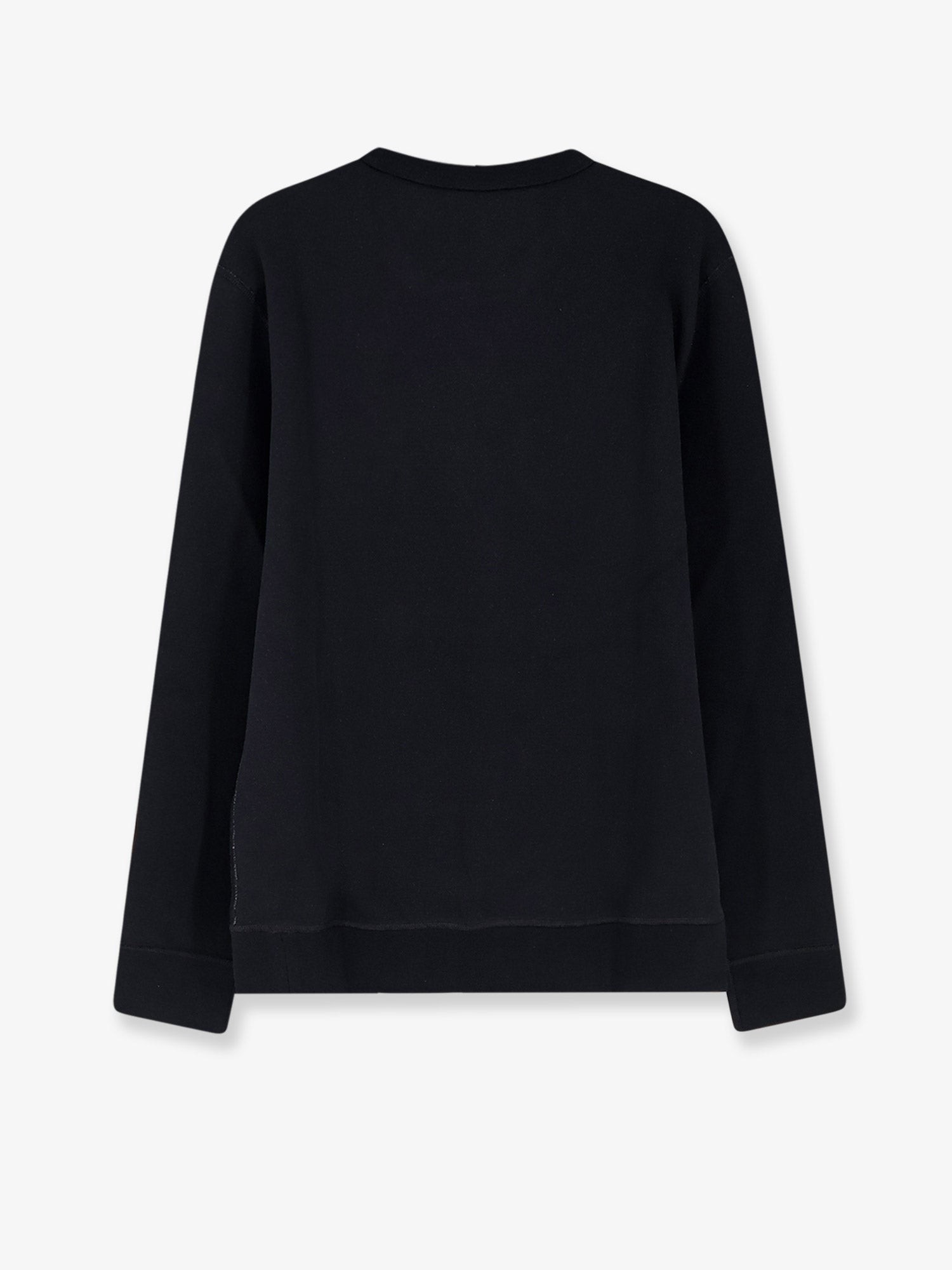 Cotton blend sweatshirt with front embroidered logo - Image 2
