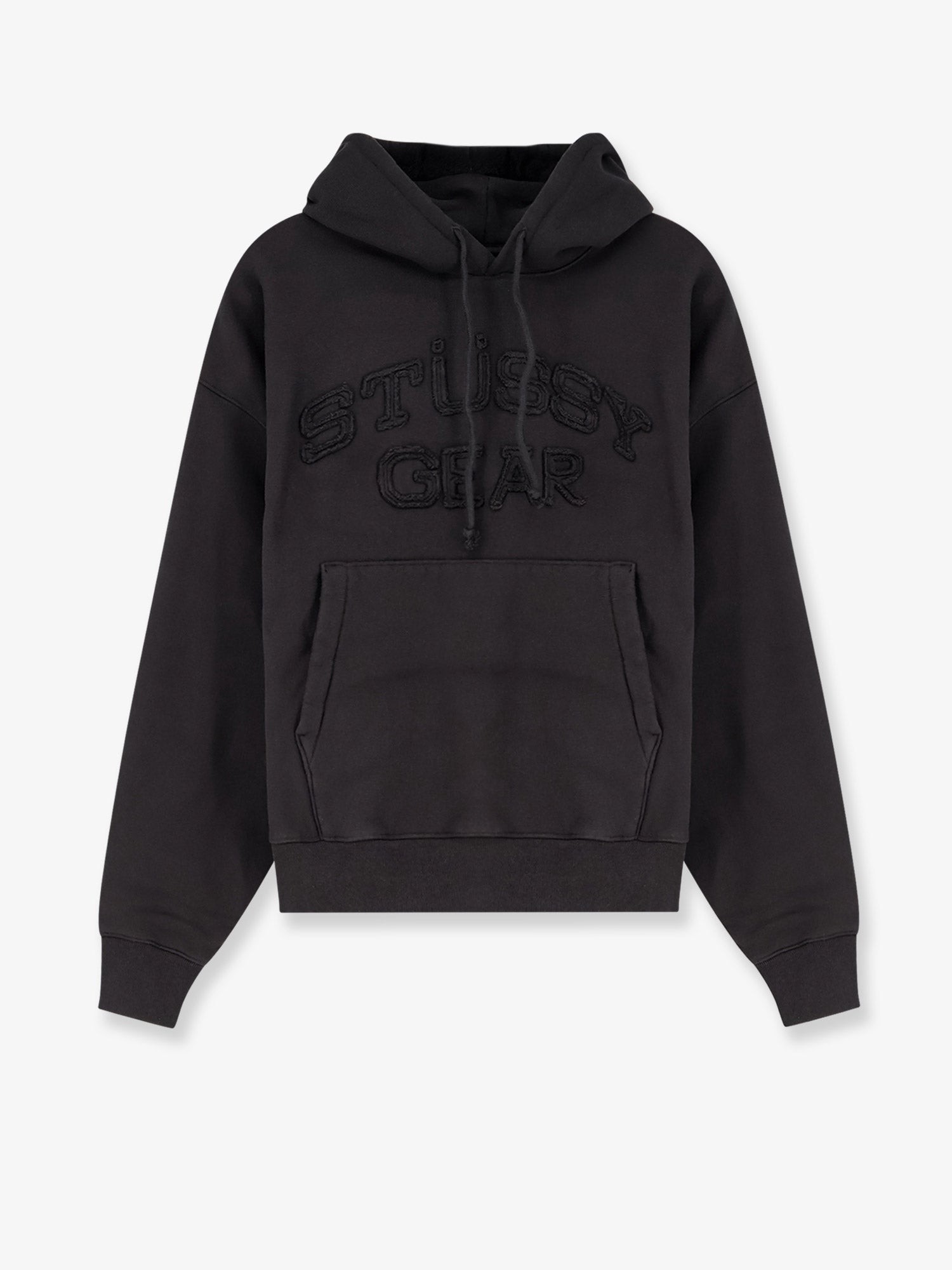 Cotton blend sweatshirt with front logo