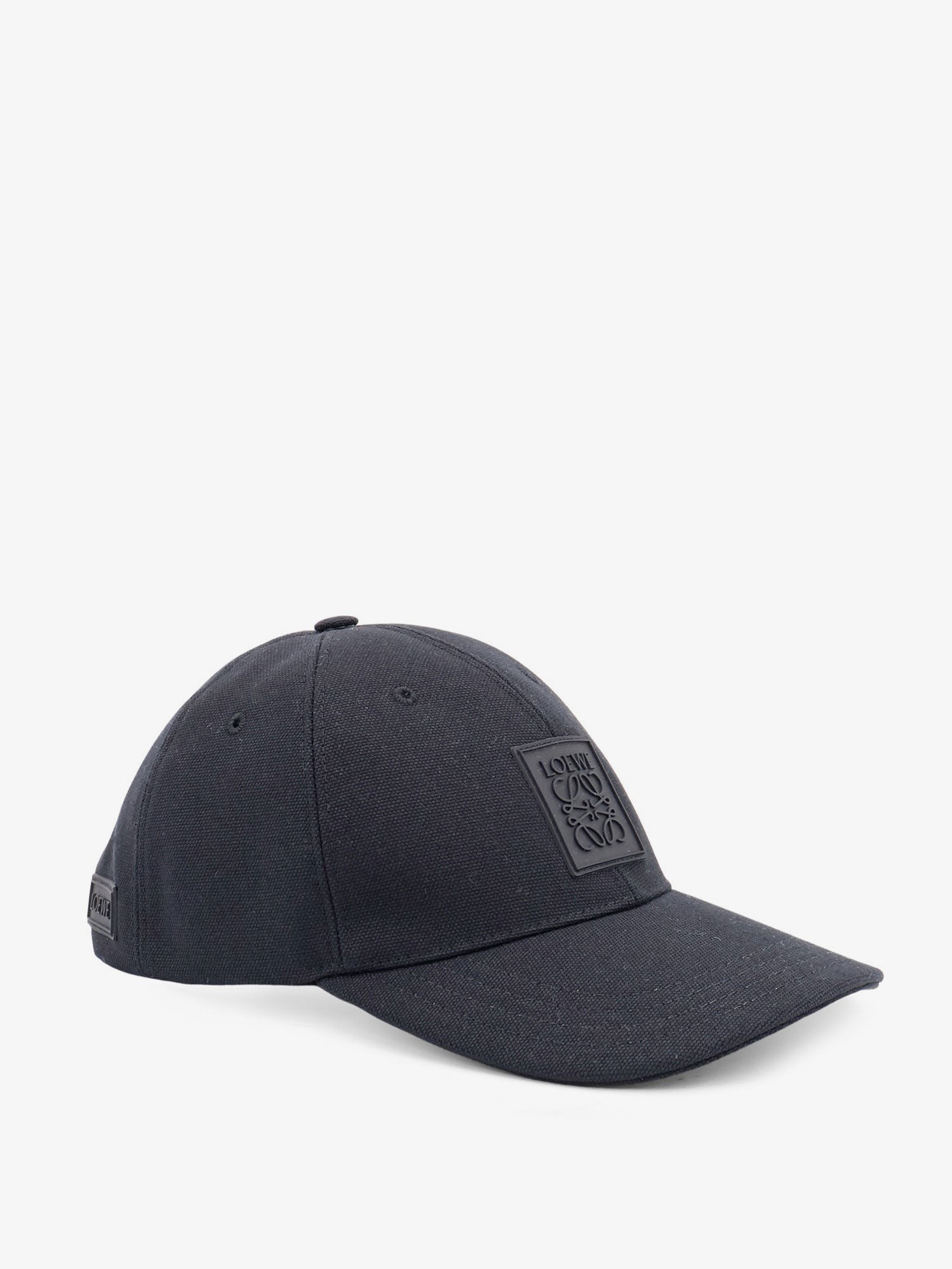 Cotton hat with rubber Anagram logo patch - Image 2