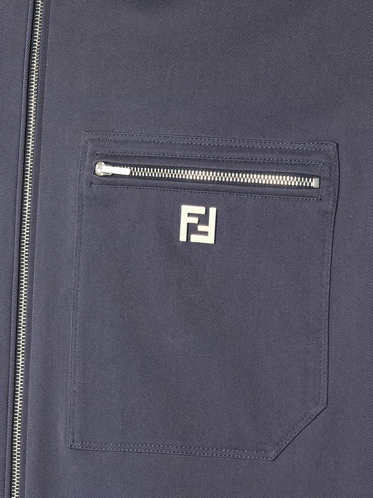 Cotton jacket with FF detail - Image 3