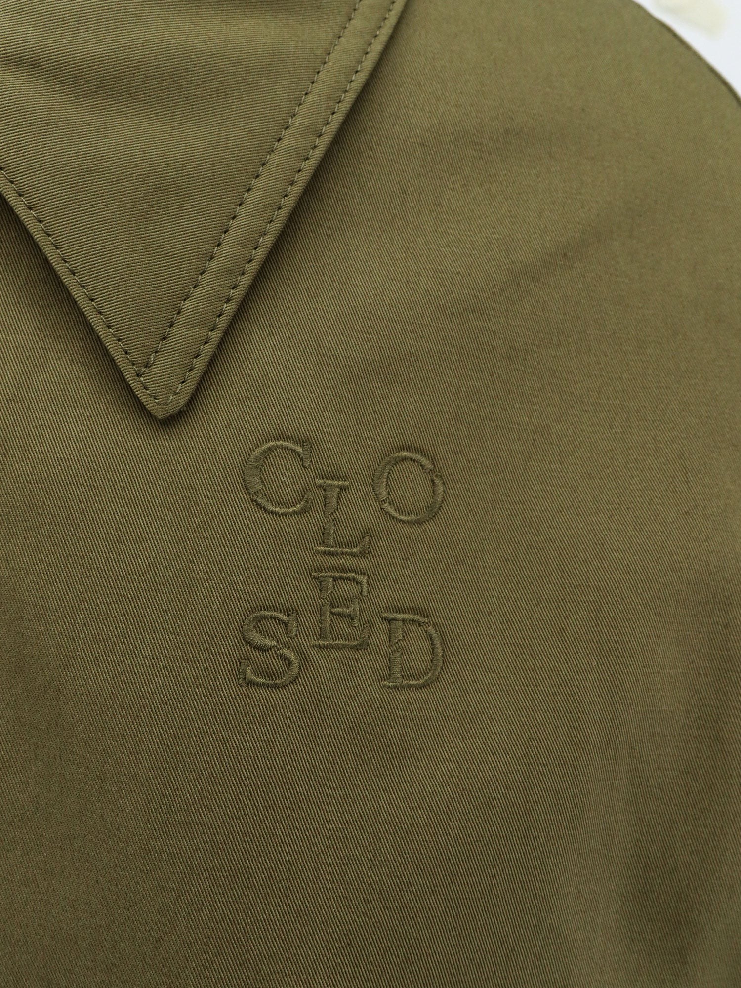 Cotton jacket with Logo embroidery - Image 3