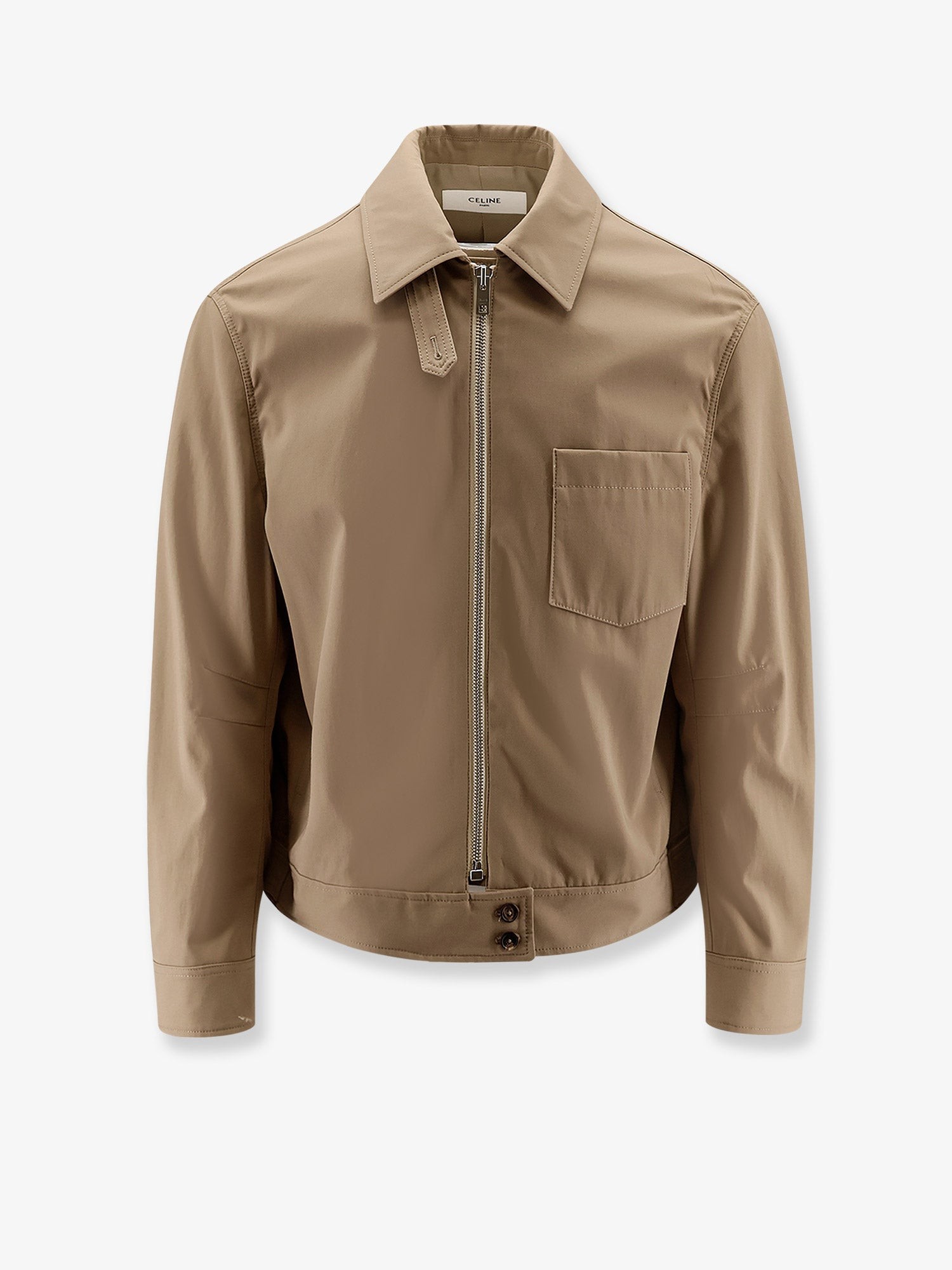 Cotton jacket with Triomphe patch