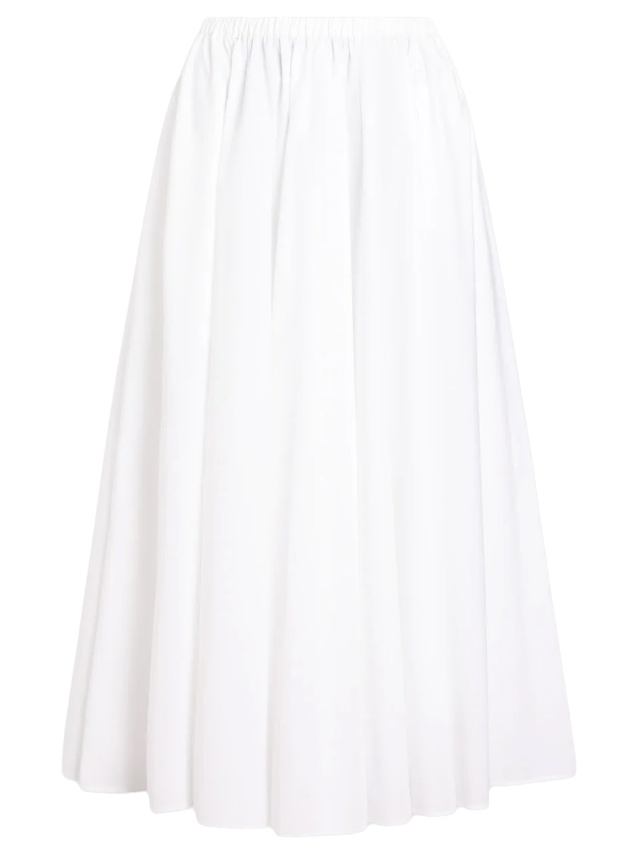 COTTON MIDI SKIRT