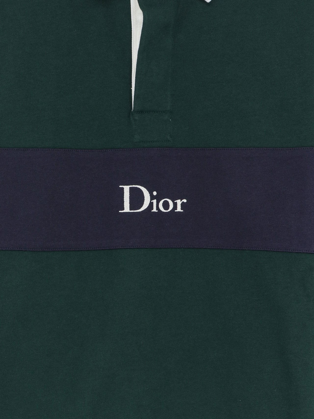 Cotton Polo Rugby with Dior embroidery - Image 3