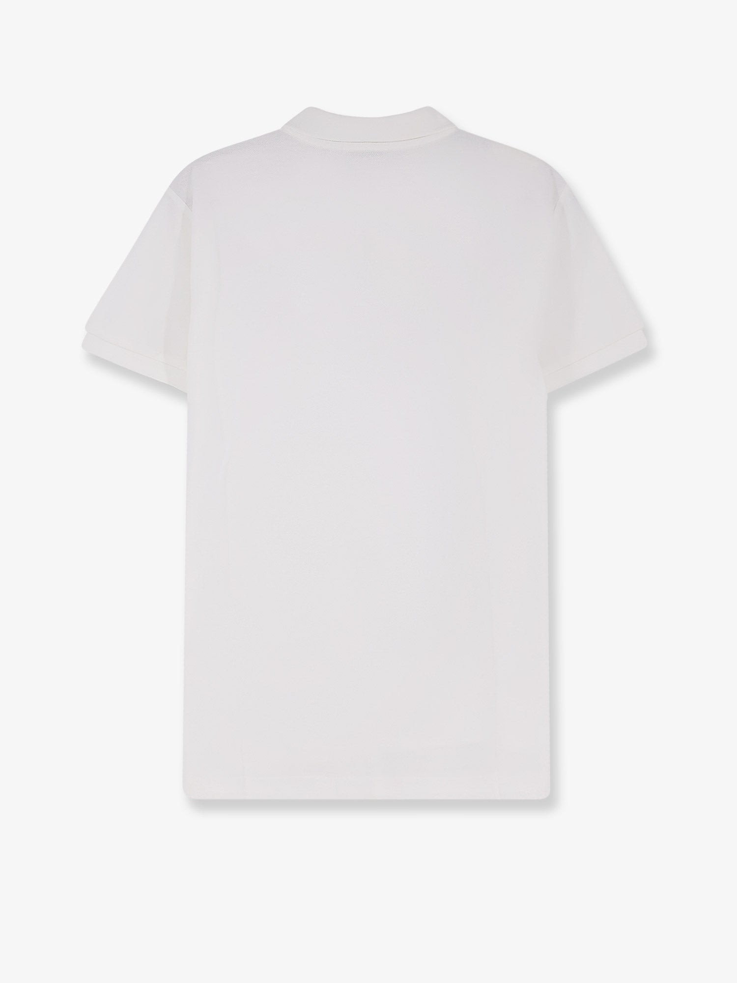 Cotton polo shirt with embroidered logo - Image 2