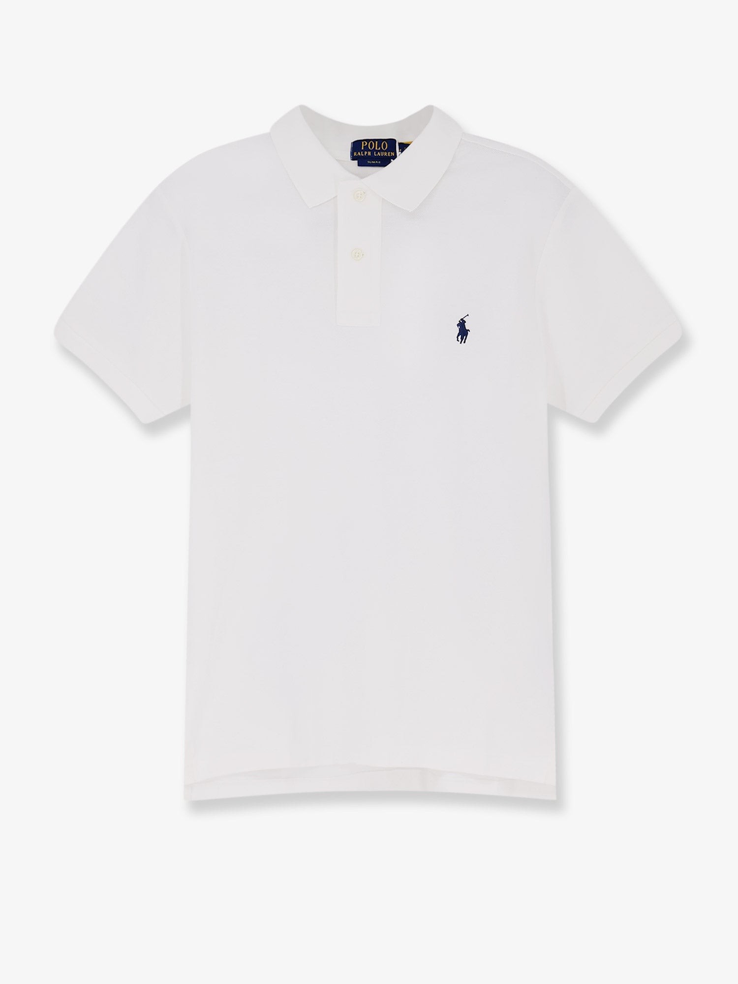 Cotton polo shirt with embroidered logo