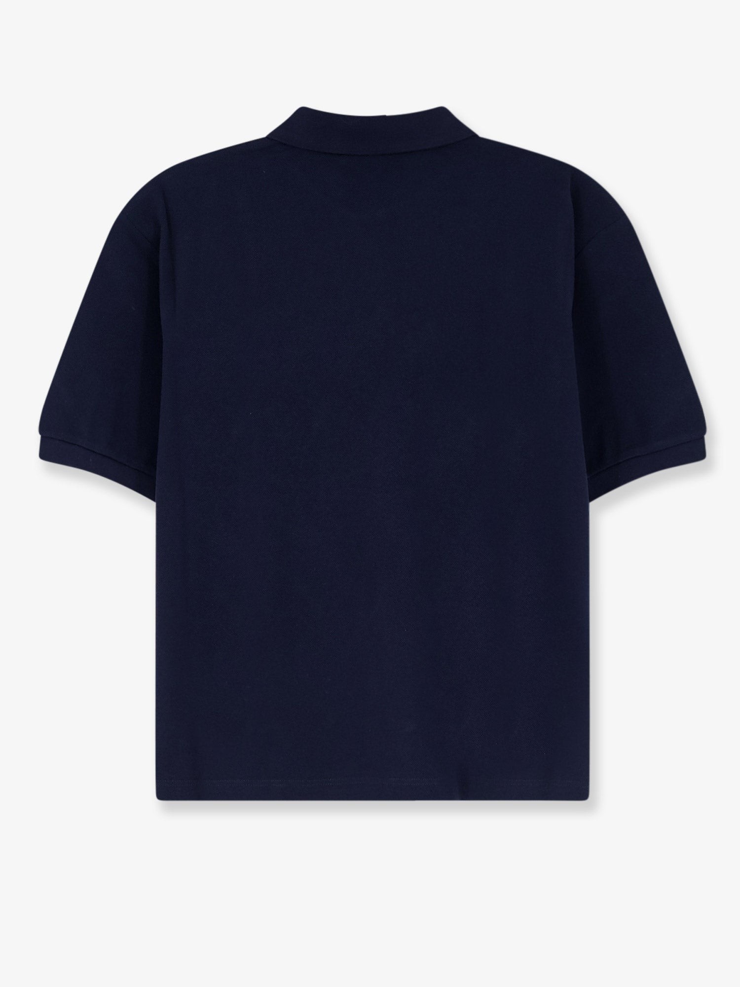 Cotton polo shirt with front embroidered logo - Image 2