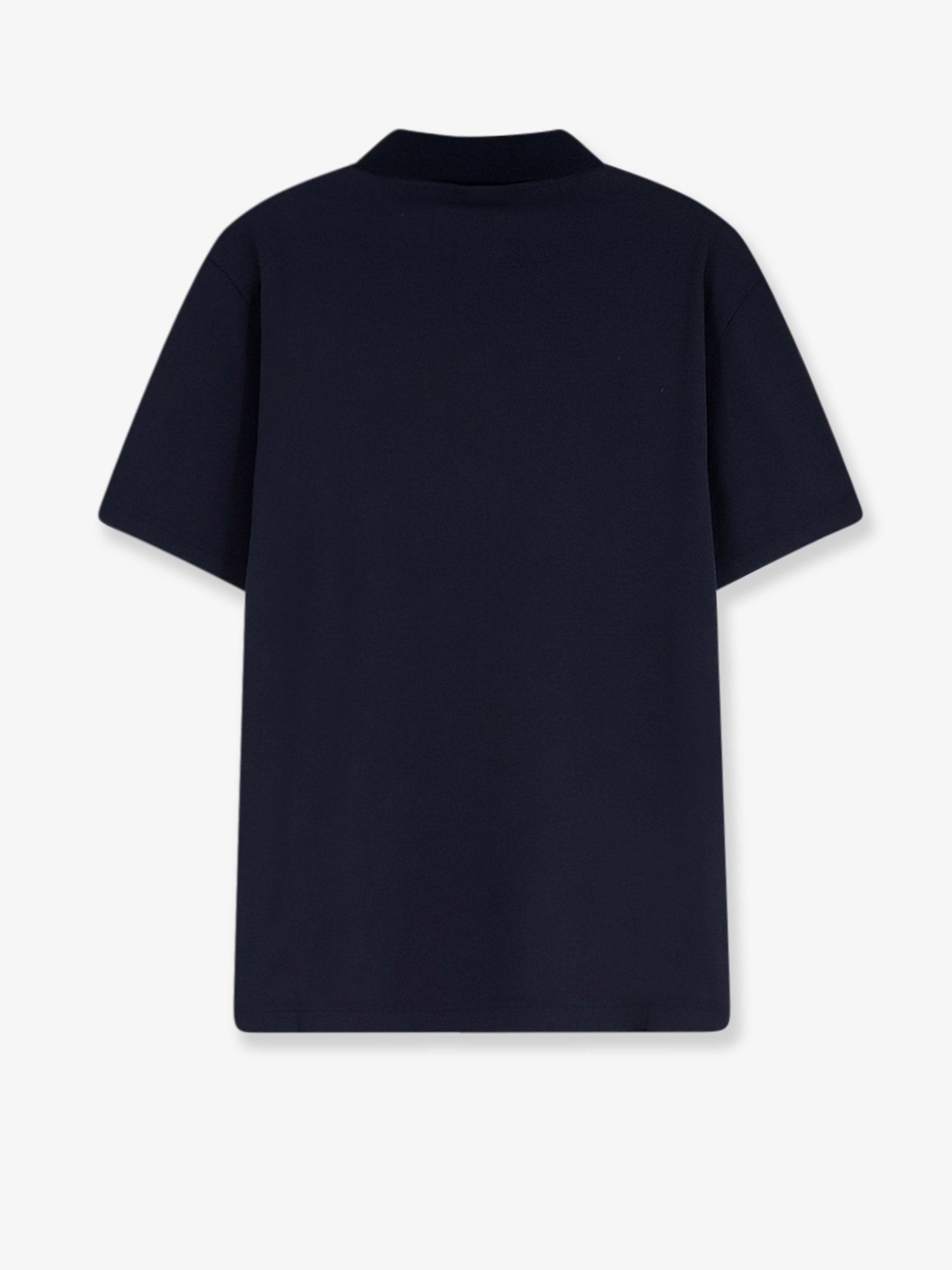 Cotton polo shirt with Web print on the front - Image 2