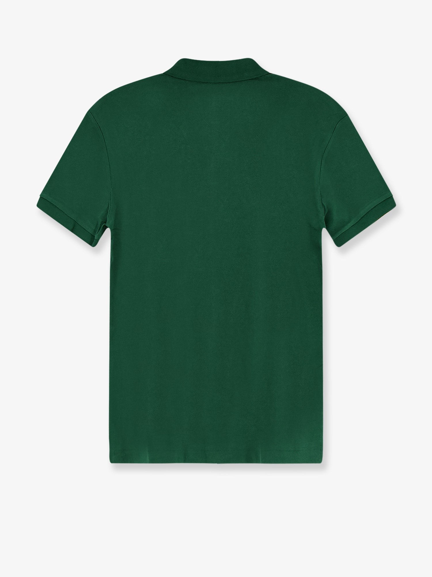 Cotton polo with front logo embroidery - Image 2