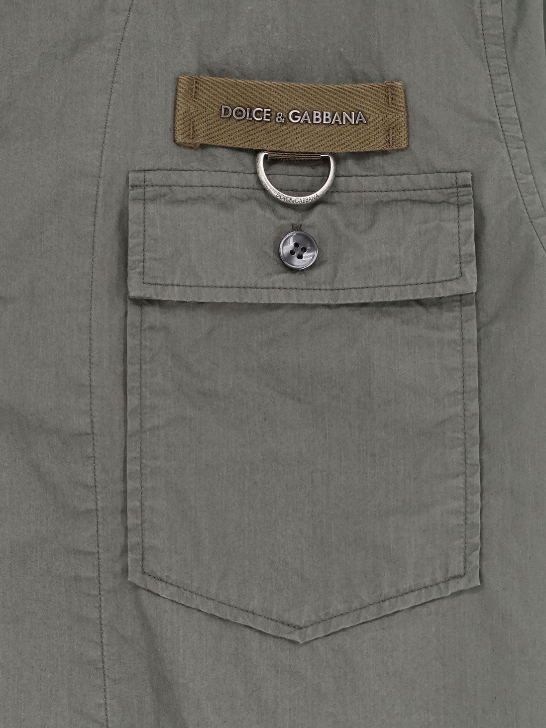Cotton shirt with Logo patch - Image 3
