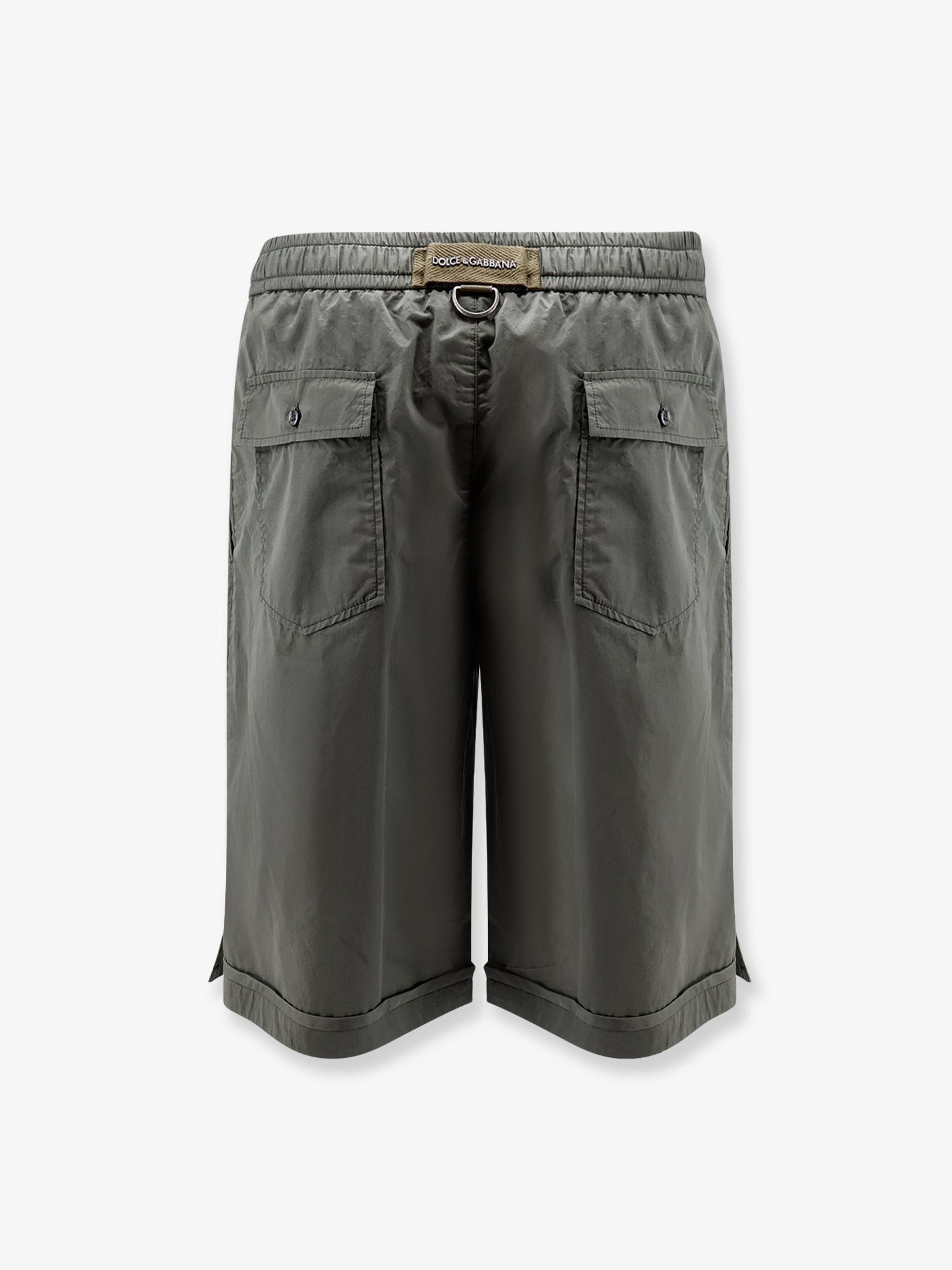 Cotton shorts with Logo detail - Image 2